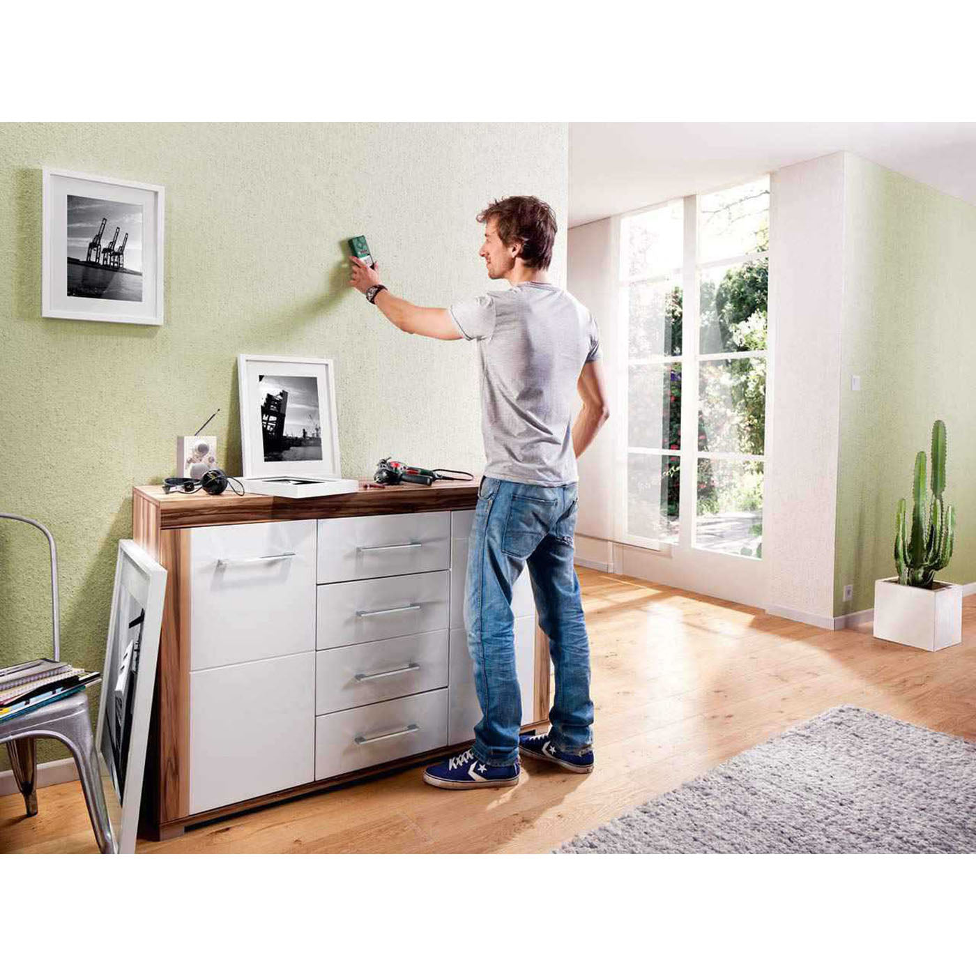 Bosch Electrical Detector Metal Live Wire Automatic Calibration Digital Portable - Image 3