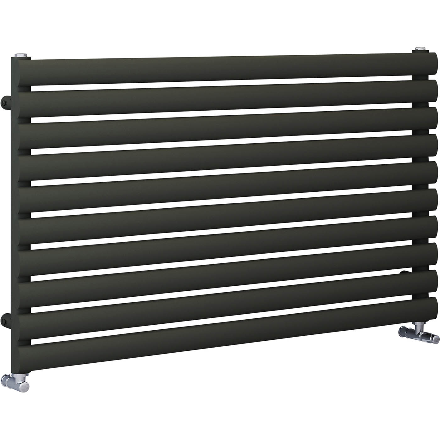 Blyss Designer Radiator Wickham Anthracite Horizontal 2189BTU (W)1000 x (H)600mm - Image 3