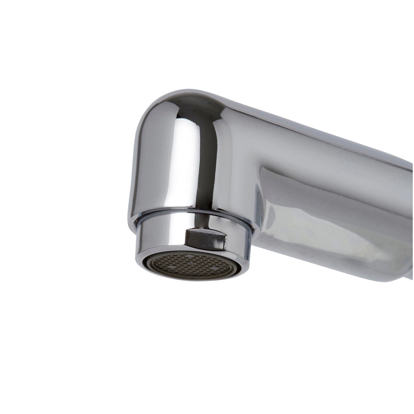 Kitchen Tap Monobloc Mixer Chrome Double Lever Swivel Spout Modern Faucet - Image 3