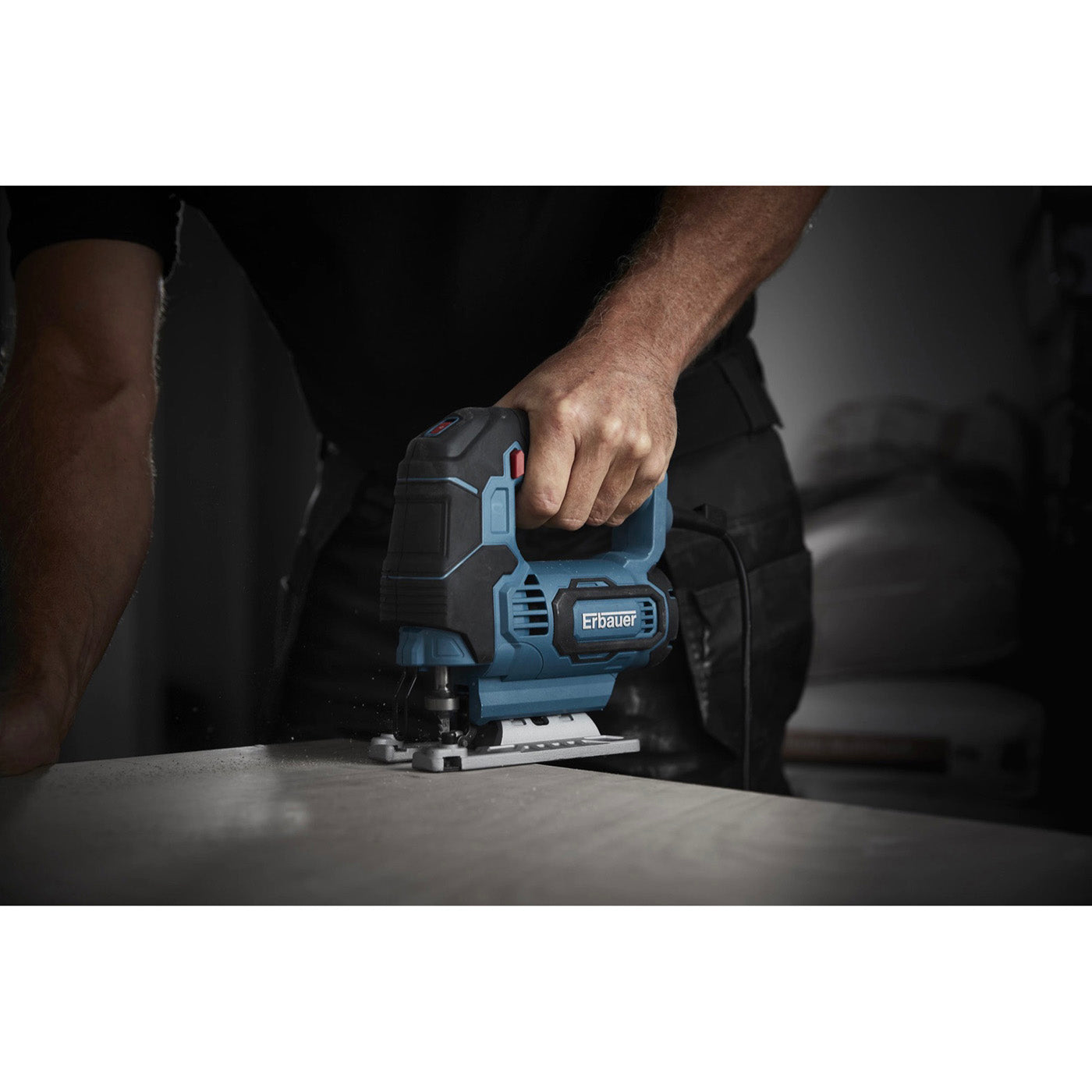 Erbauer Jigsaw Electric EJS710 Single Pendulum Compact Wood Metal Cutting 710W - Image 2