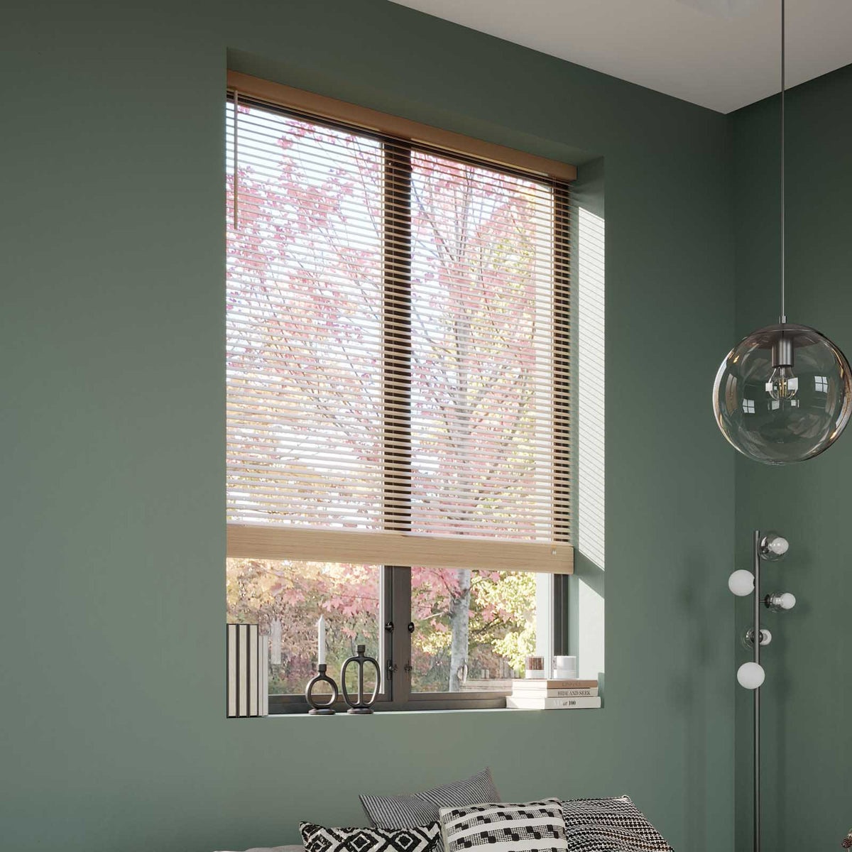 Cana Natural Oak effect Wood Venetian Blind (W)160cm (L)180cm - Image 2