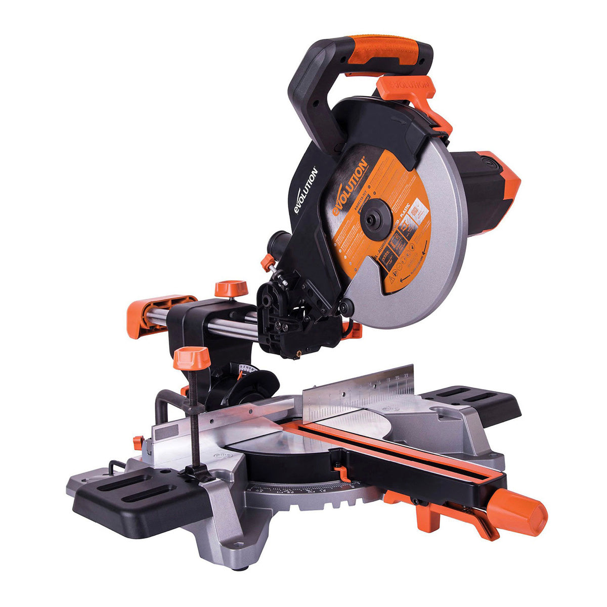 Evolution Corded Electric Mitre Saw Single Bevel R255SMS 2000W 240V 255mm - Image 1