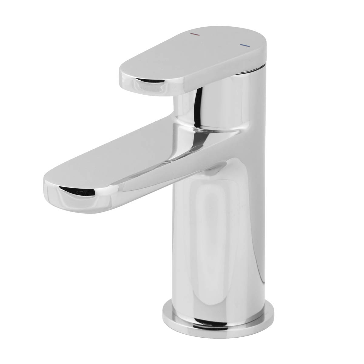 Bathroom Basin Tap Mono Mixer Chrome Single Lever Full Turn Modern Faucet - Image 1
