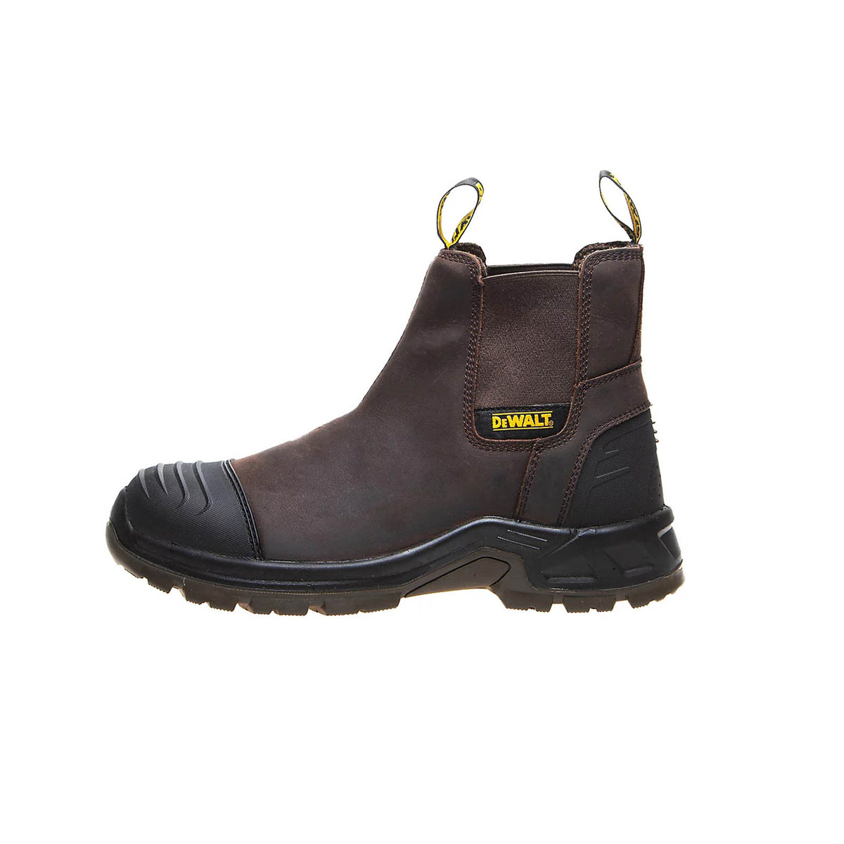 DeWalt Safety Dealer Boots Brown Steel Toe Slip-On Workwear Size 10 Norris - Image 9