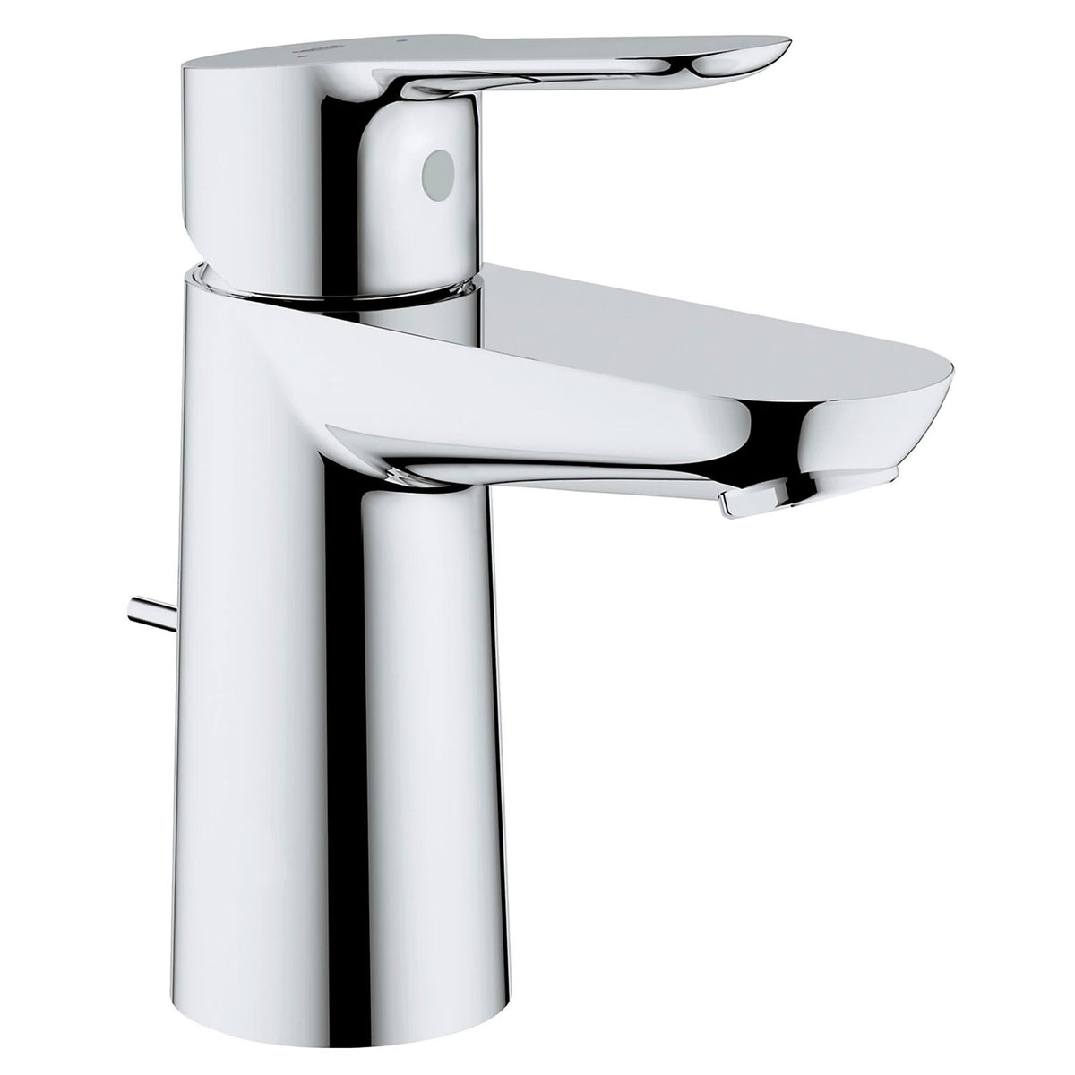 Grohe Start Edge & Bau Gloss Alpine white Round Wall-mounted Cloakroom Basin (W)55.3cm - Image 2