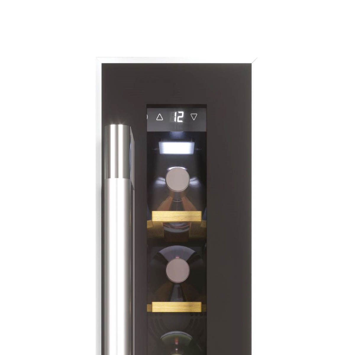 Hoover Wine Cooler Fridge Black HWCB15 UK/1 Holds 7 Bottles Reversible Door - Image 3