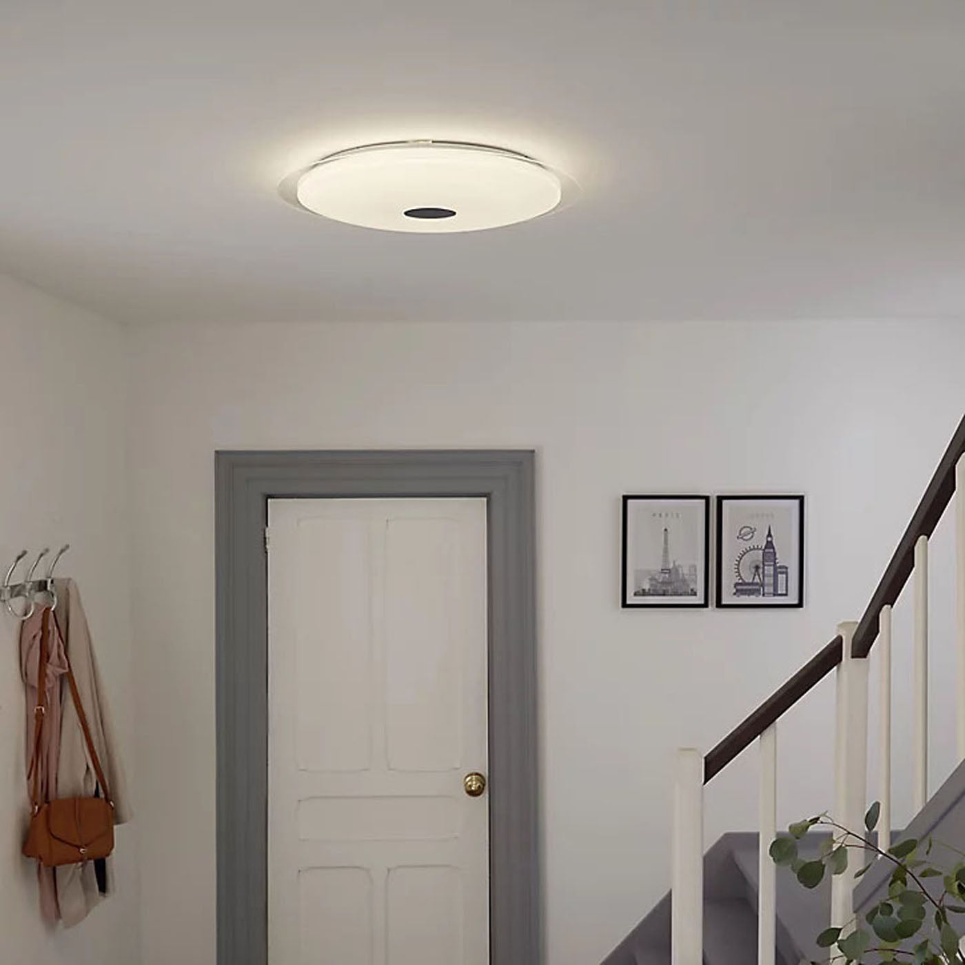 LED Ceiling Light Round White Modern Extra Large Dimmable Dia.57cm - Image 2