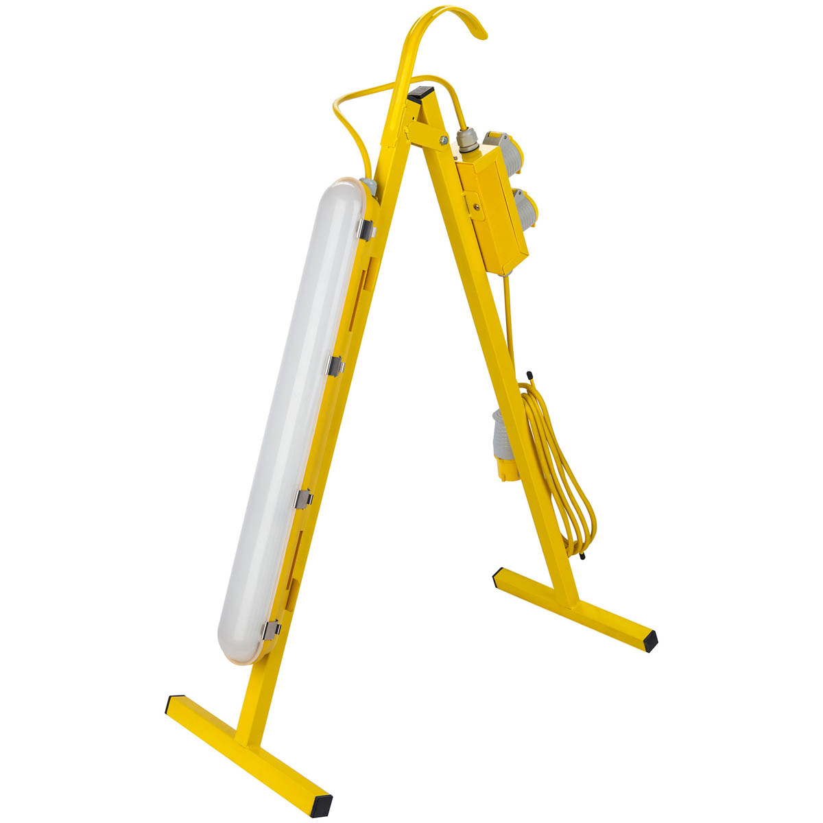 Luceco Plasterers Work Light Tripod Inspection Lamp 110V Foldable Portable 24W - Image 1