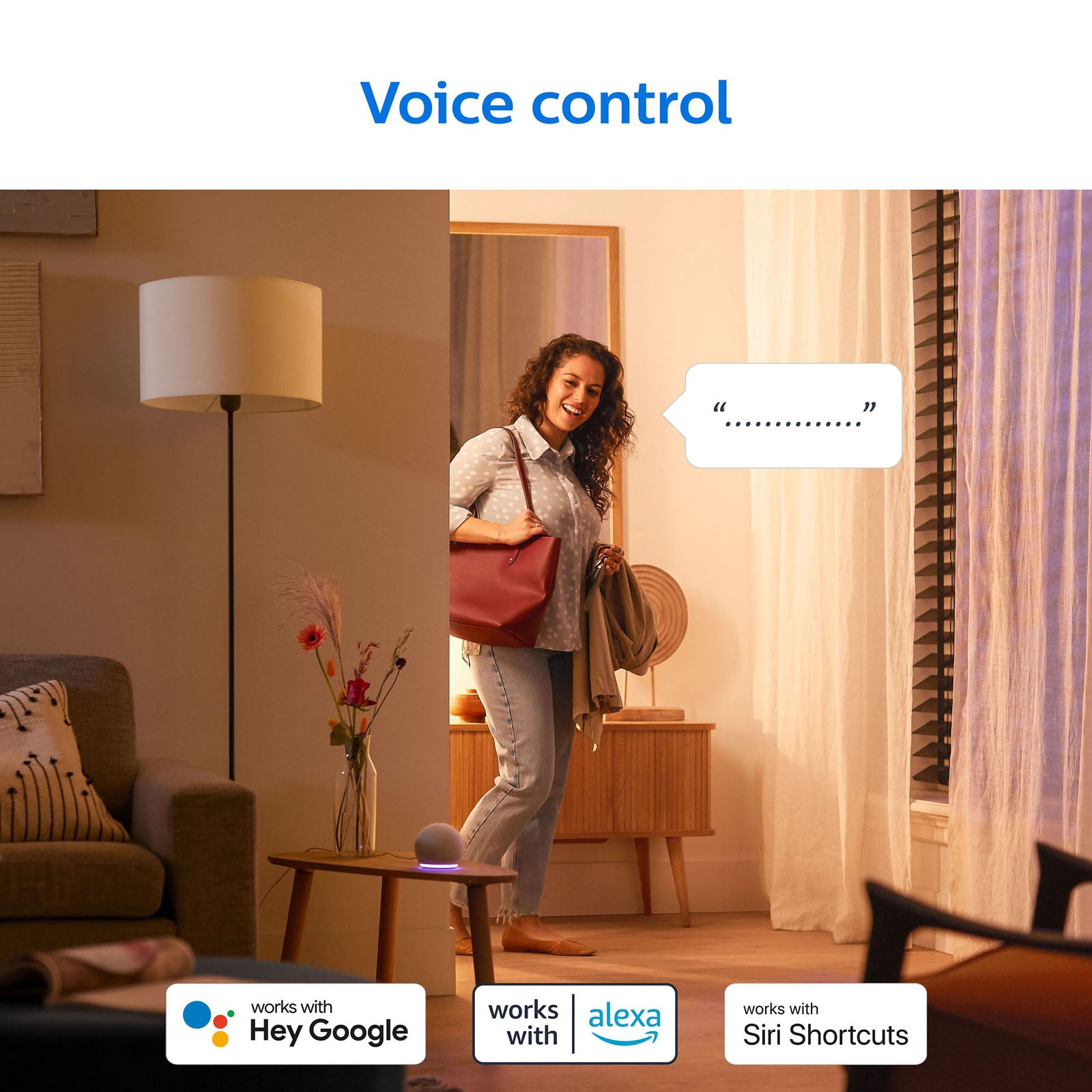 LED Smart Light Bulb Wi-Fi Vintage Amber Modern Cool & Warm White Philips 25 W - Image 2