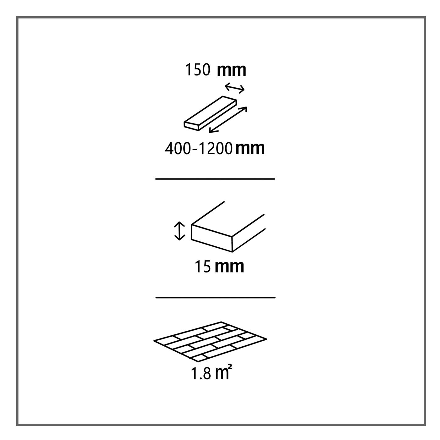 GoodHome Skanor Natural Dark Brown Oak Solid wood flooring, Pack of 1, 1.8m² - Image 3