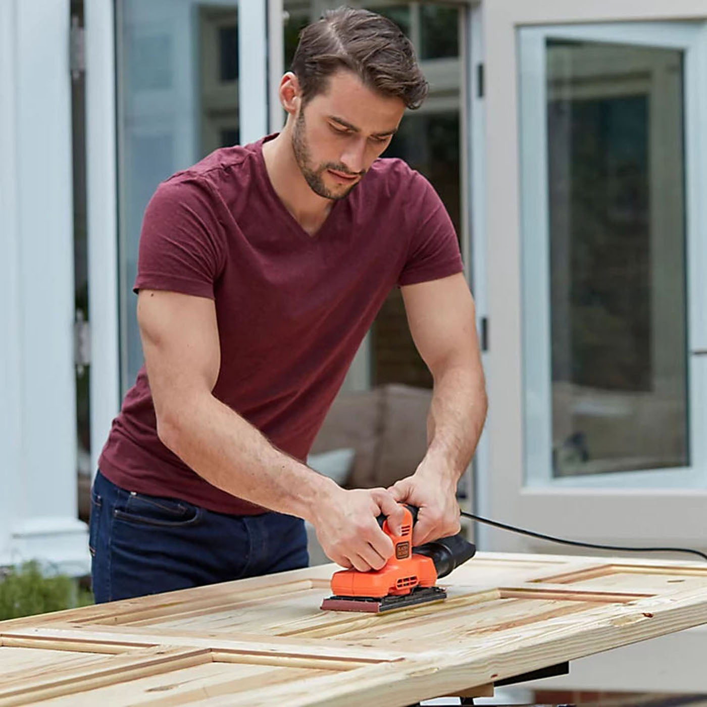 Black And Decker 1/3 Sheet Sander Electric BEW220-GB Lightweight Compact 150W - Image 5