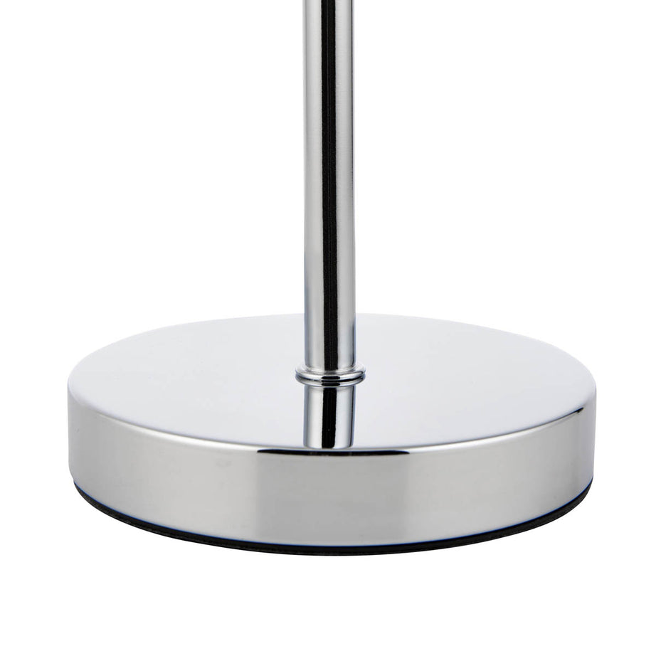 Table Lamp Integrated LED Chrome Metal Clear Crystal Glass Round Contemporary - Image 5