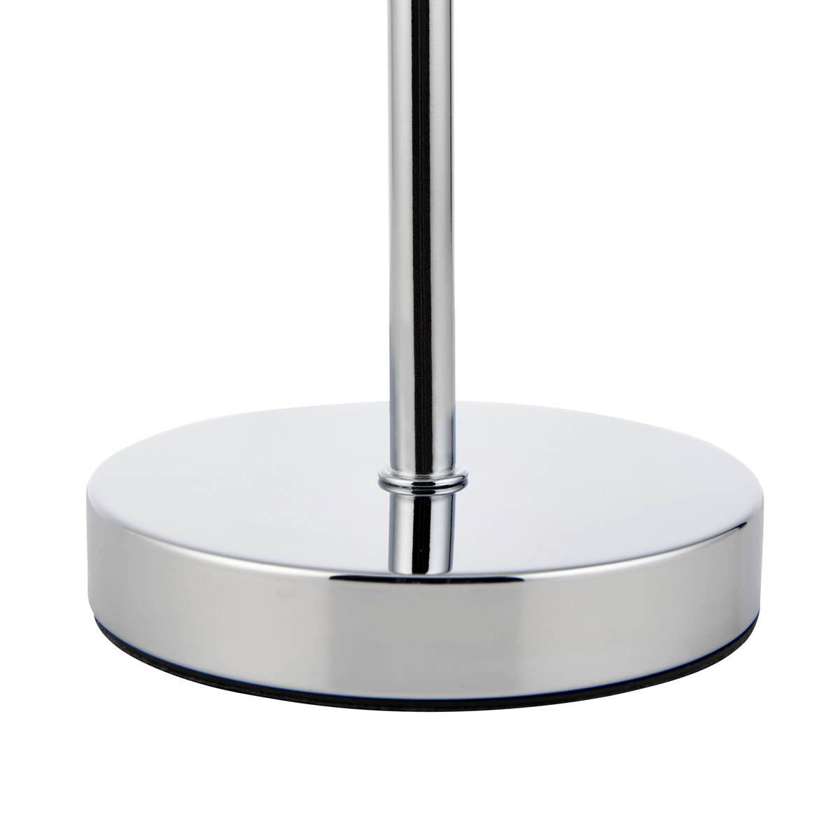 Table Lamp Integrated LED Chrome Metal Clear Crystal Glass Round Contemporary - Image 5