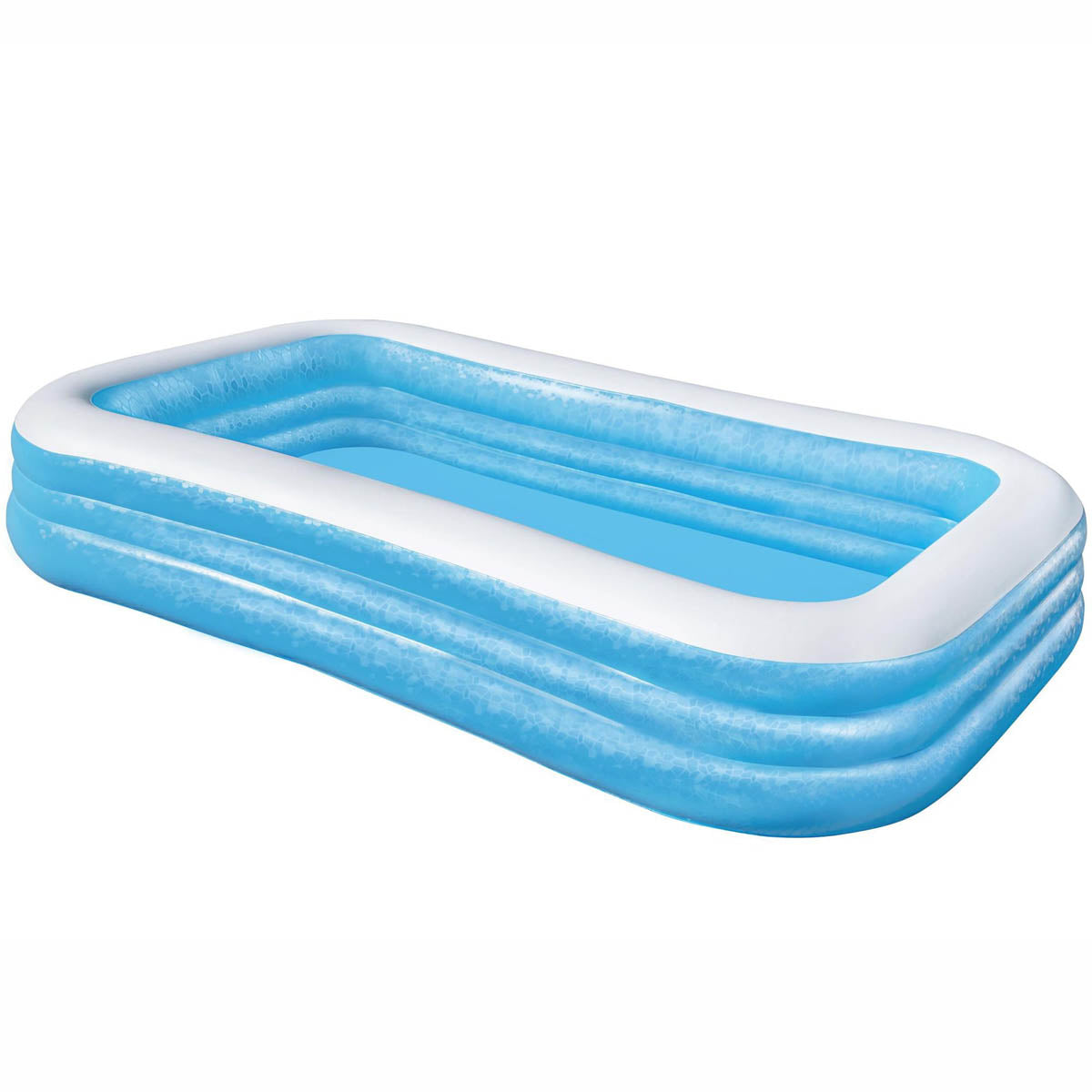 Bestway Inflatable Paddling Pool 10ft Blue Garden Summer Family Fun Swimming - Image 1