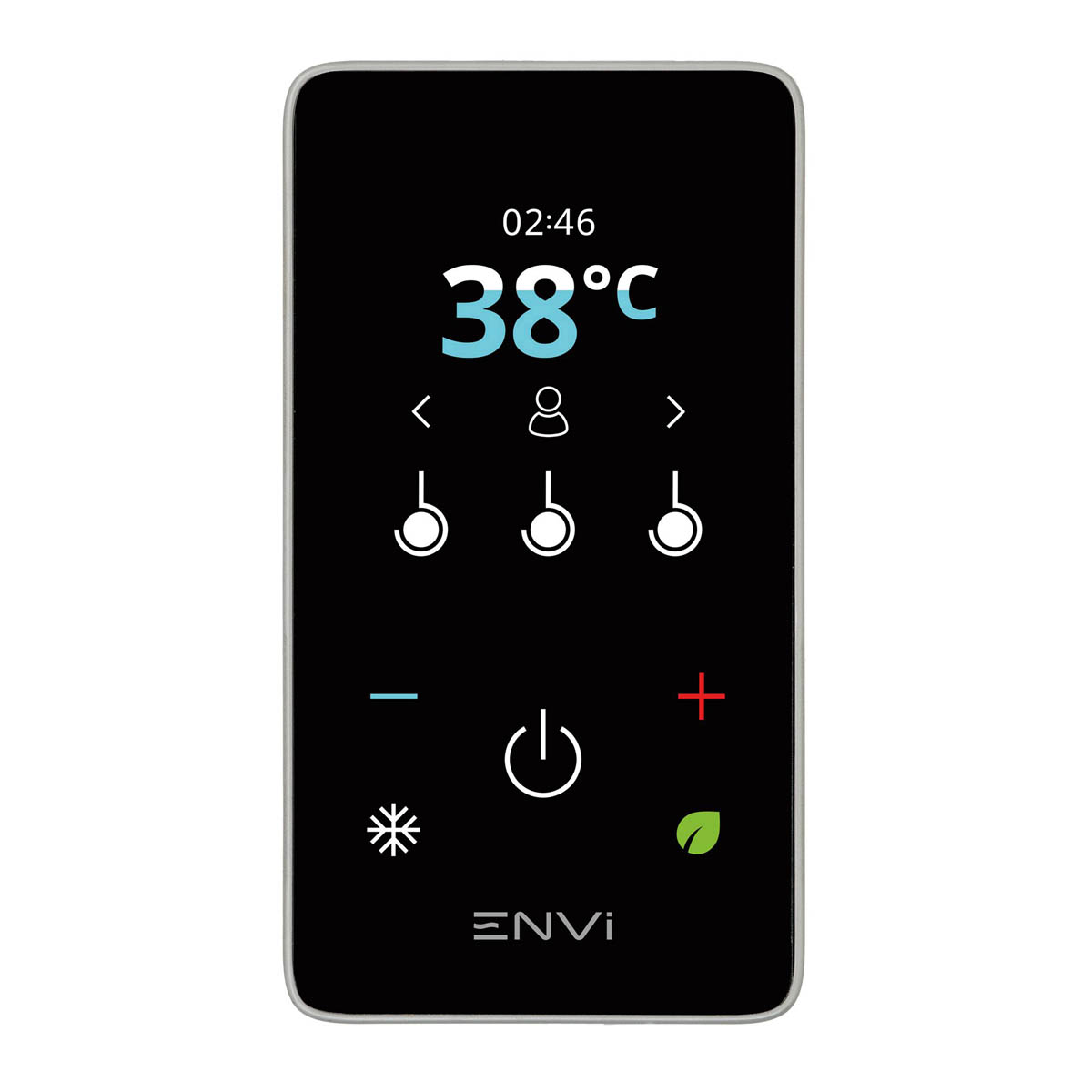 Triton Gloss Silver effect Thermostatic Electric Shower, 9kW - Image 8