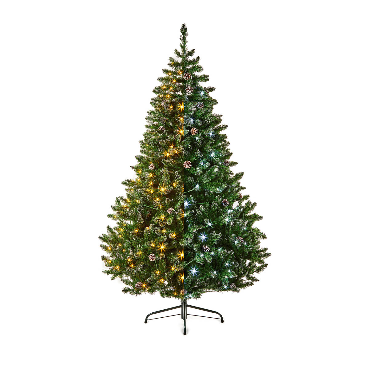 Christmas Tree Artificial Green Pre-lit Colour Changing LED Indoor Durable 6ft - Image 4