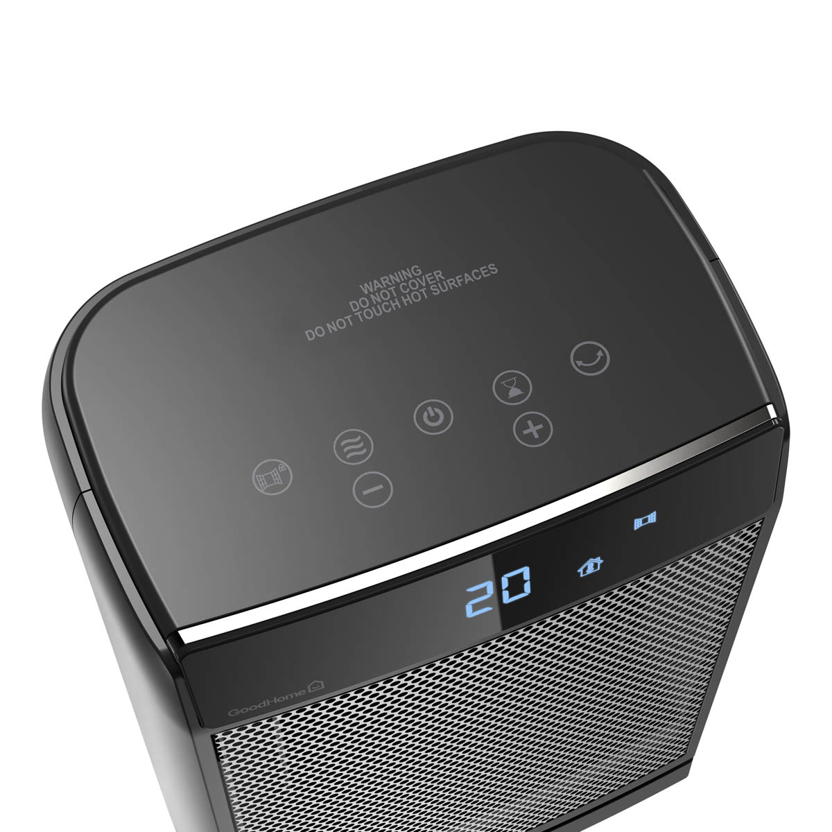 GoodHome 2.5W Black Fan heater - Image 10