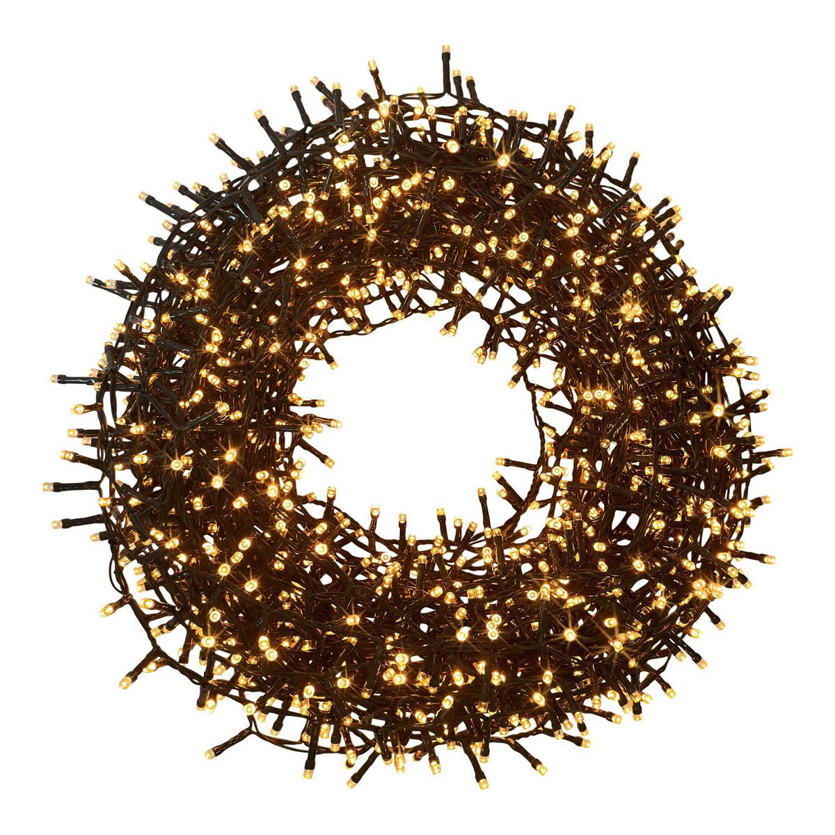 LED Christmas String Lights 1500 Warm White Timer Indoor Outdoor 54.97m - Image 1