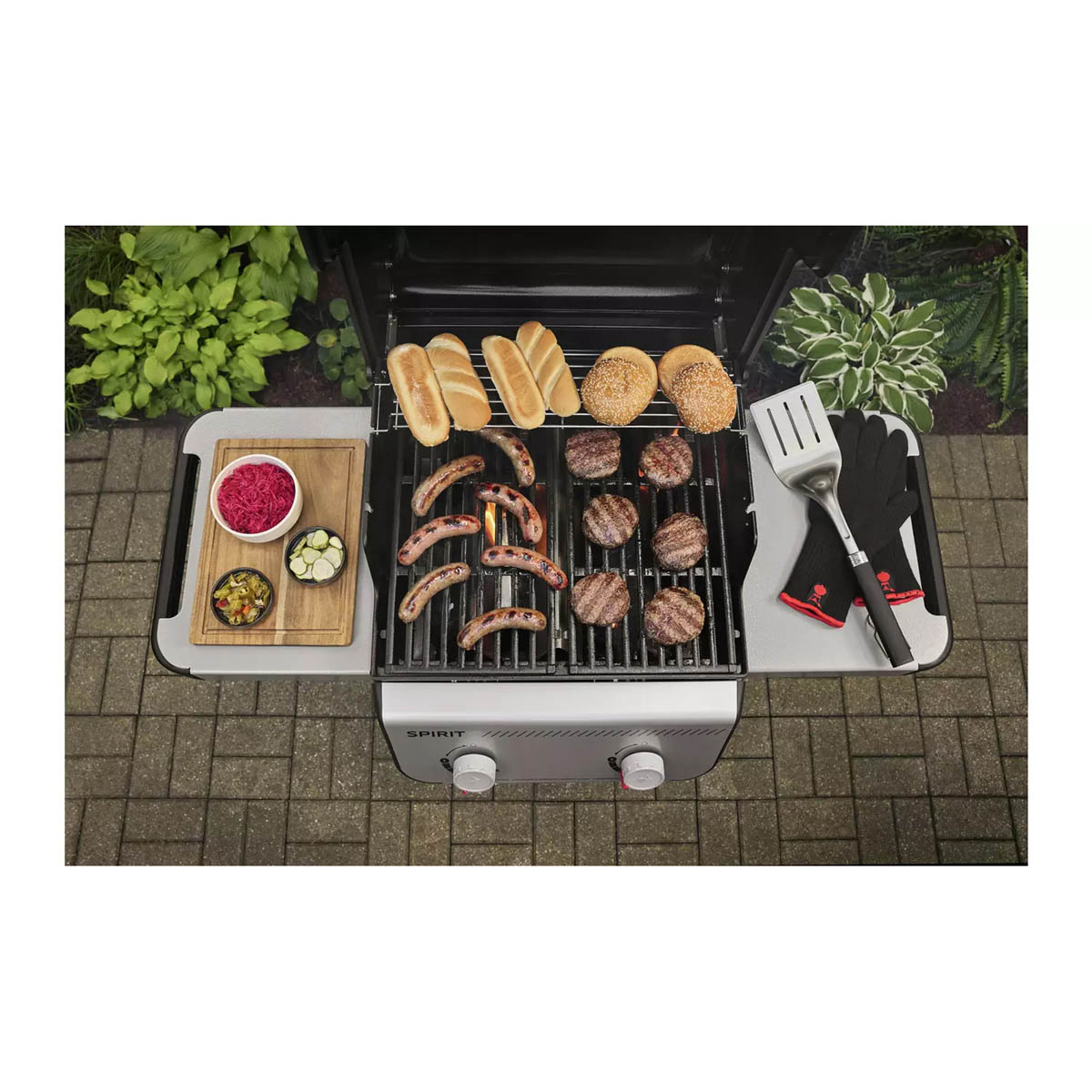 Weber Gas BBQ Grill 2 Burner Spirit E 210 Weather Resistant Portable Durable - Image 2