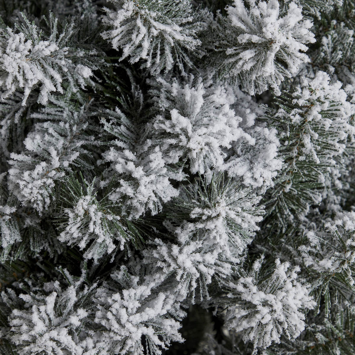 Christmas Tree 6ft Green Artificial LED Pre-lit Warm White Snow Flocked Effect - Image 10