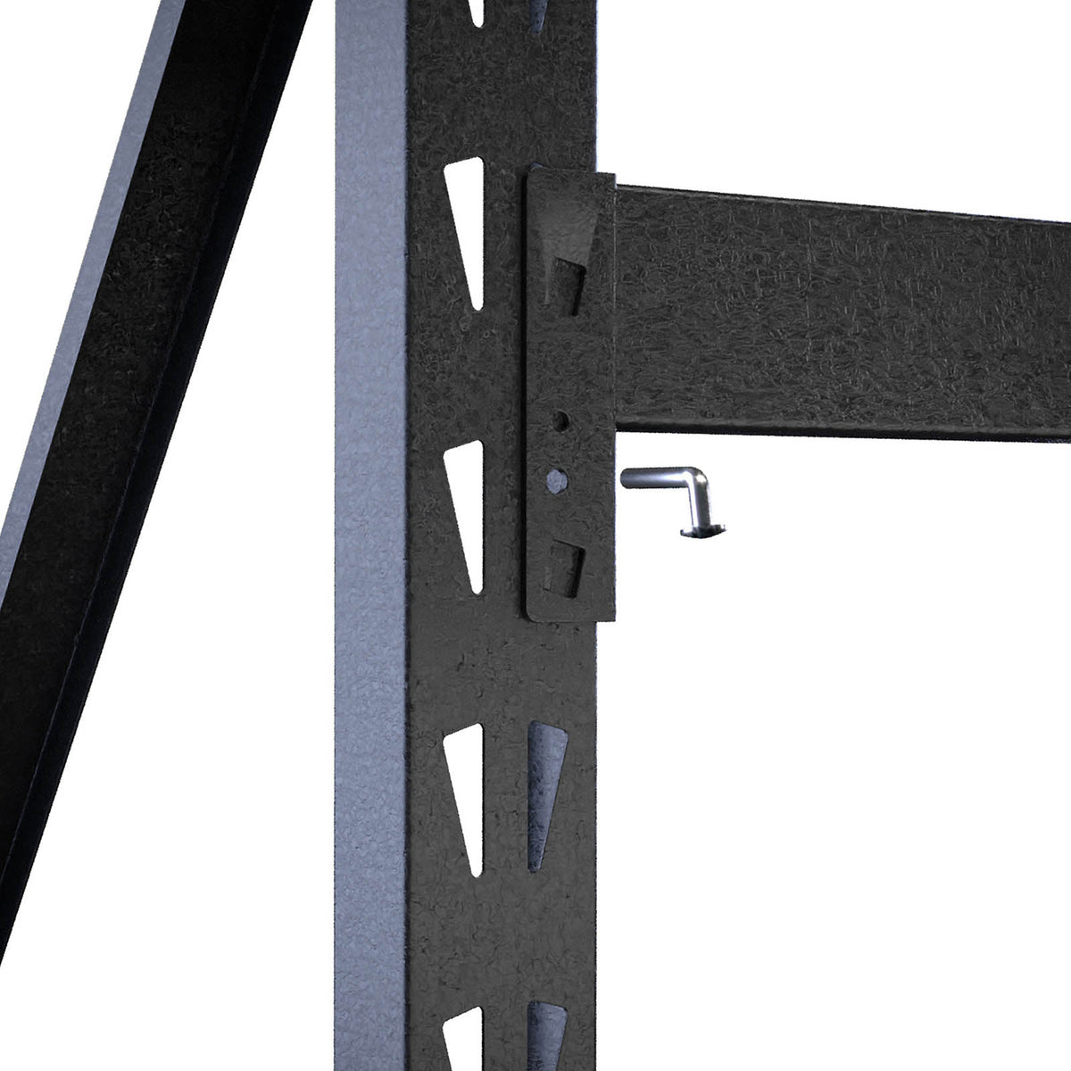 Garage Shelving 4 Tier Heavy Duty Black Storage Rack Shelves Unit 1800x1200mm - Image 5