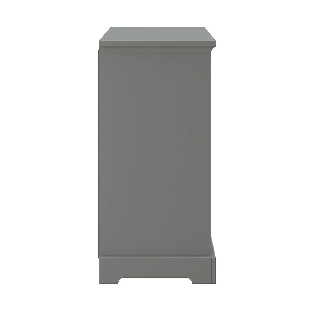 Flexi Storage 4 Cube Shelving Unit Grey Freestanding Bookcase Organizer - Image 3