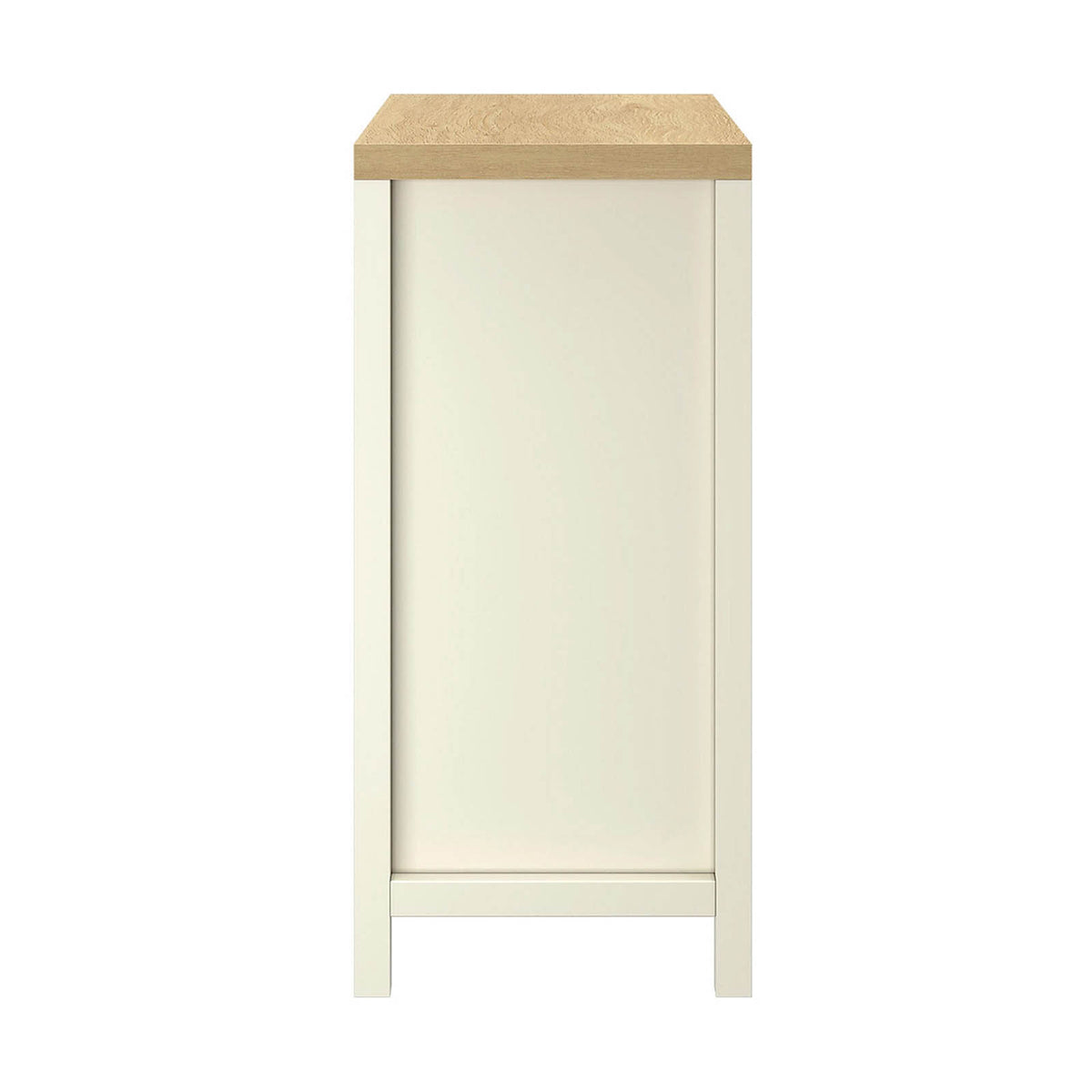 Flexi Storage 4 Cube Shelving Unit Oak Effect Freestanding Bookcase Shelf - Image 4