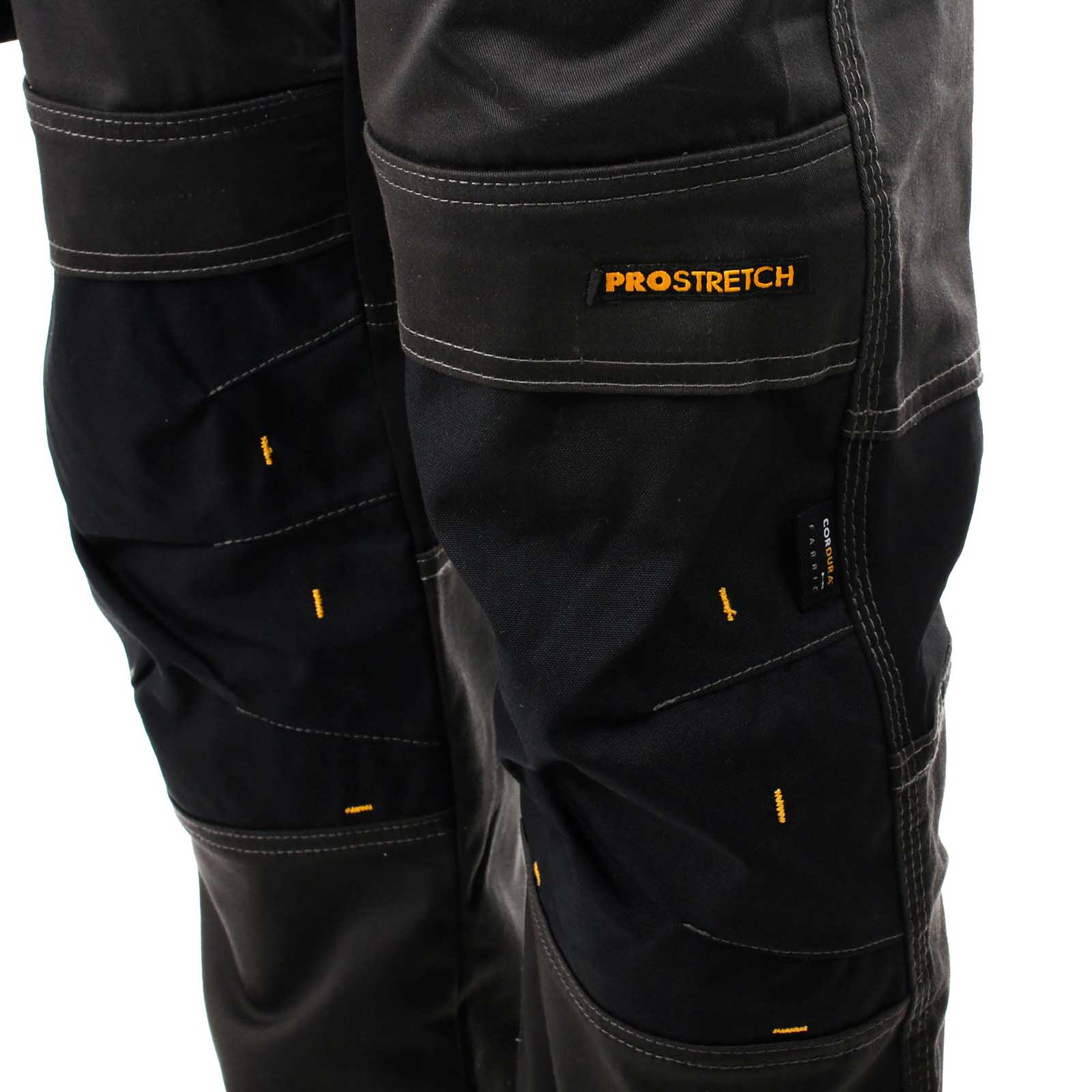 DeWalt Work Trousers Men's Regular Fit Black Grey Multi Pockets Cargo W40 L29 - Image 6