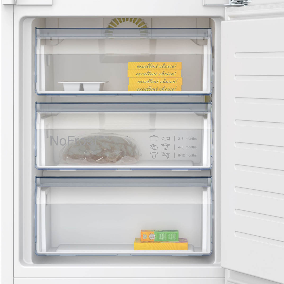 NEFF Fridge Freezer Integrated KI7962FD0 70/30 White Traditional Frost Free - Image 4
