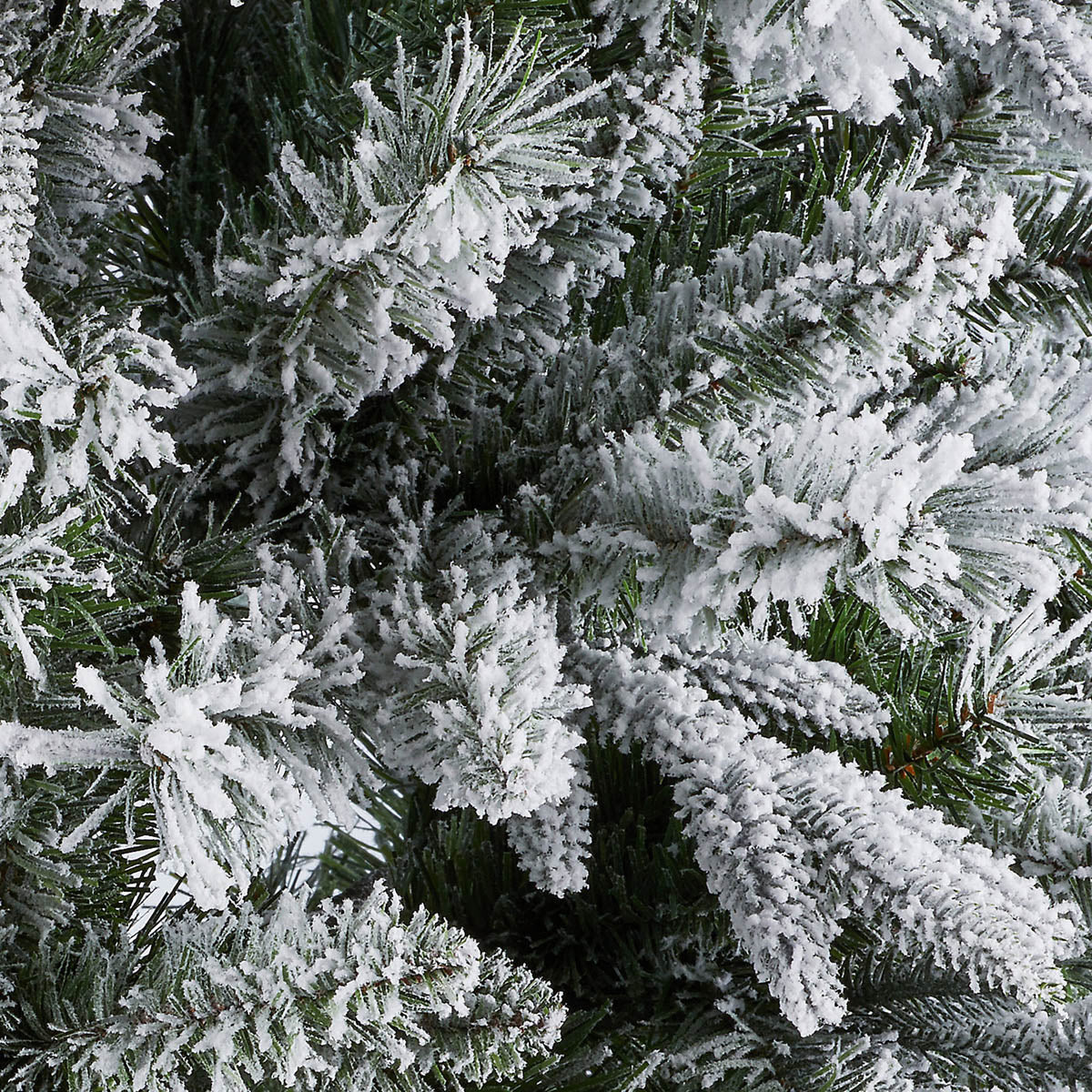 Christmas Tree Artificial Green Snow Tipped Effect Hinged Indoor With Stand 6ft - Image 6