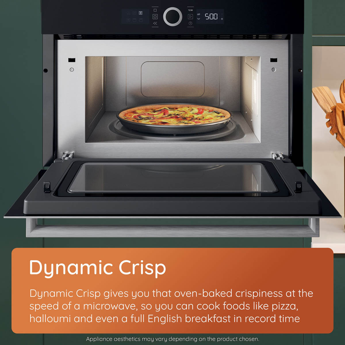 Hotpoint Built-in Microwave Grill 40L Class 4 HMW47HMXUK Stainless Steel Finish - Image 4