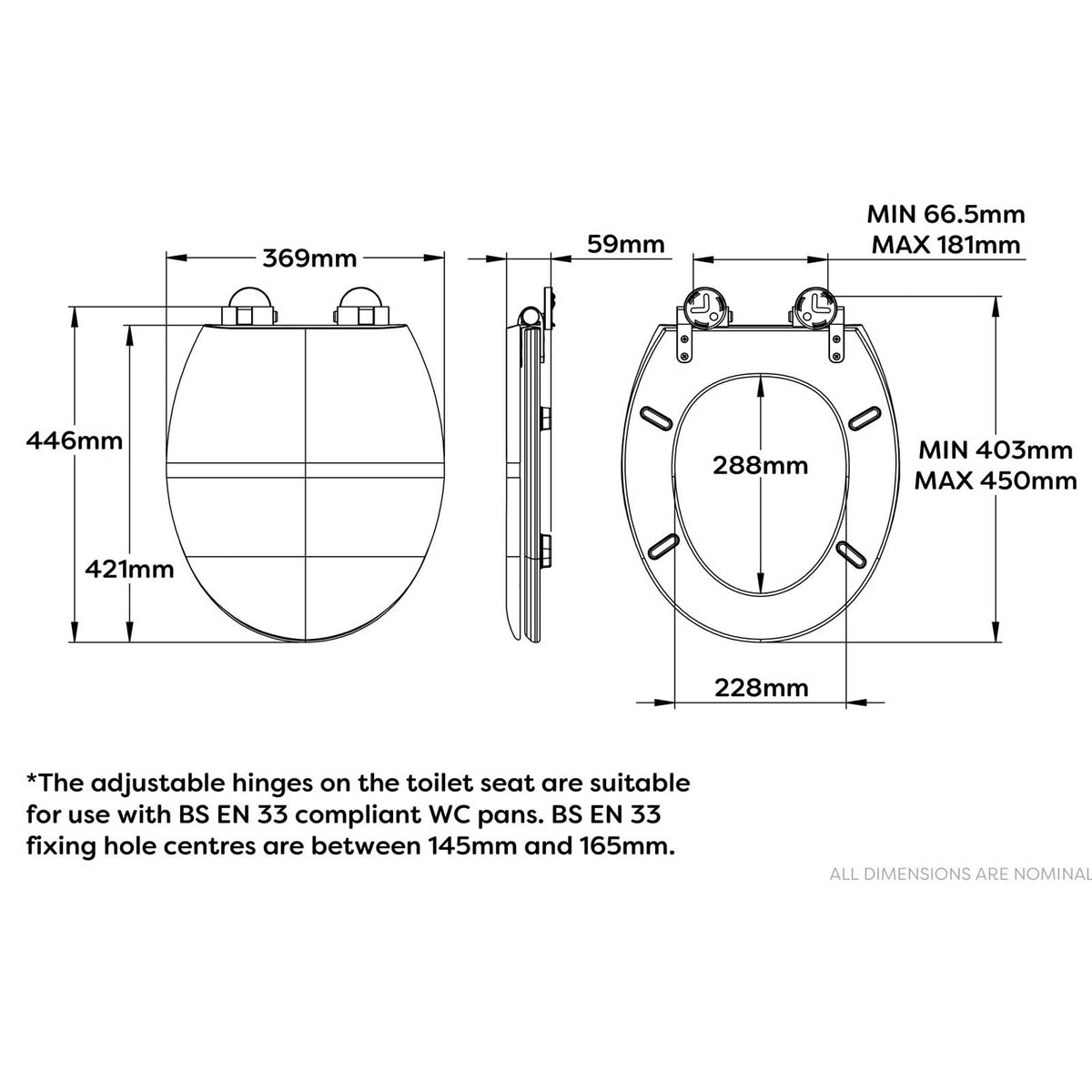 Croydex Toilet Seat White Standard Slim Soft Close Bathroom WC Heavy Duty - Image 2