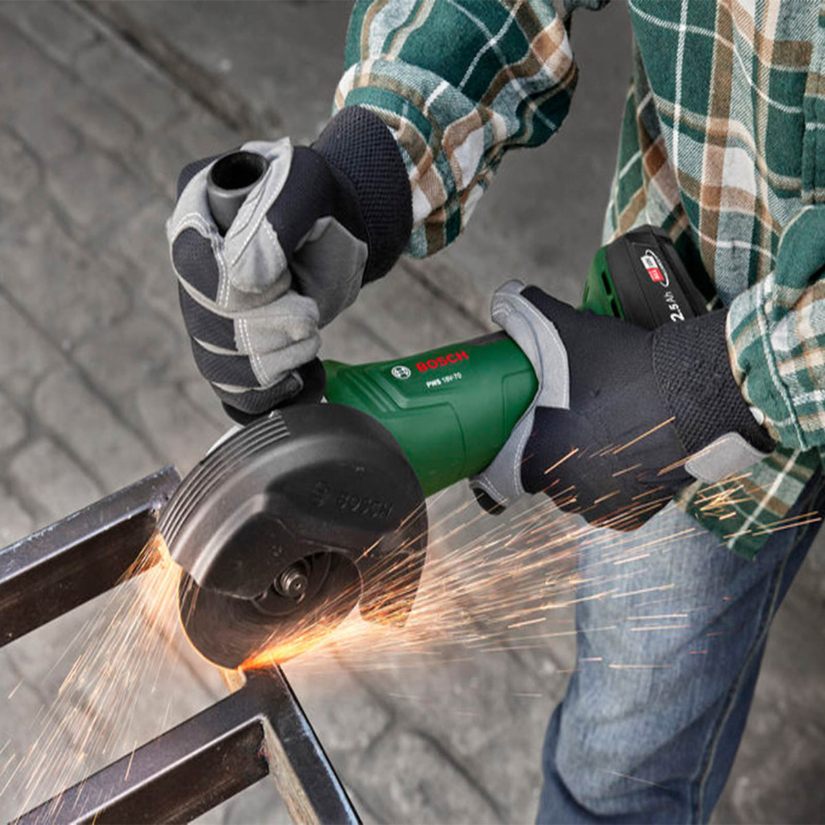 Bosch Angle Grinder Cordless 18V Li-Ion 06033E6000 Compact 115mm Body Only - Image 2