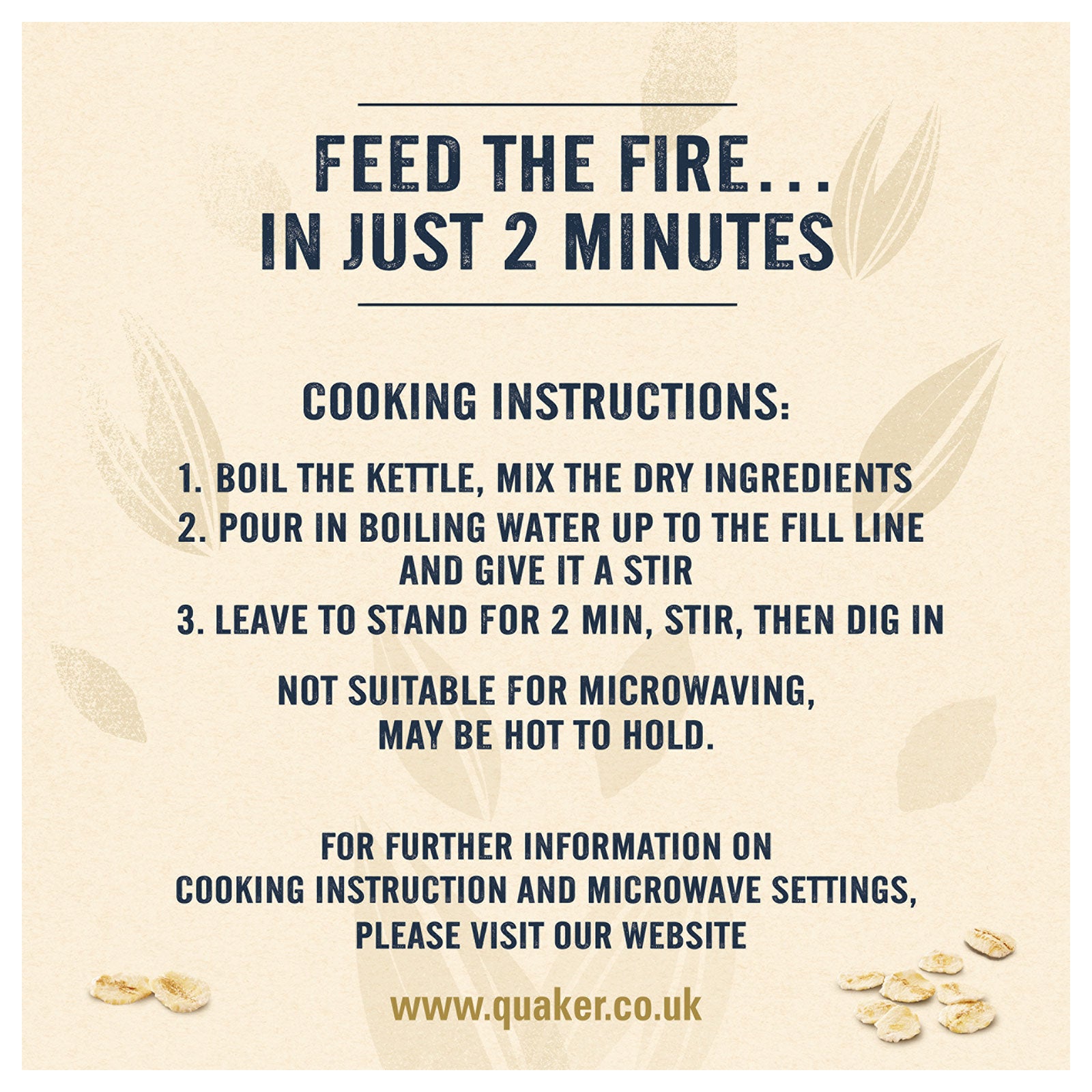 Quaker Porridge Oats Oat So Simple Golden Syrup 57g Pack of 8 - Image 5