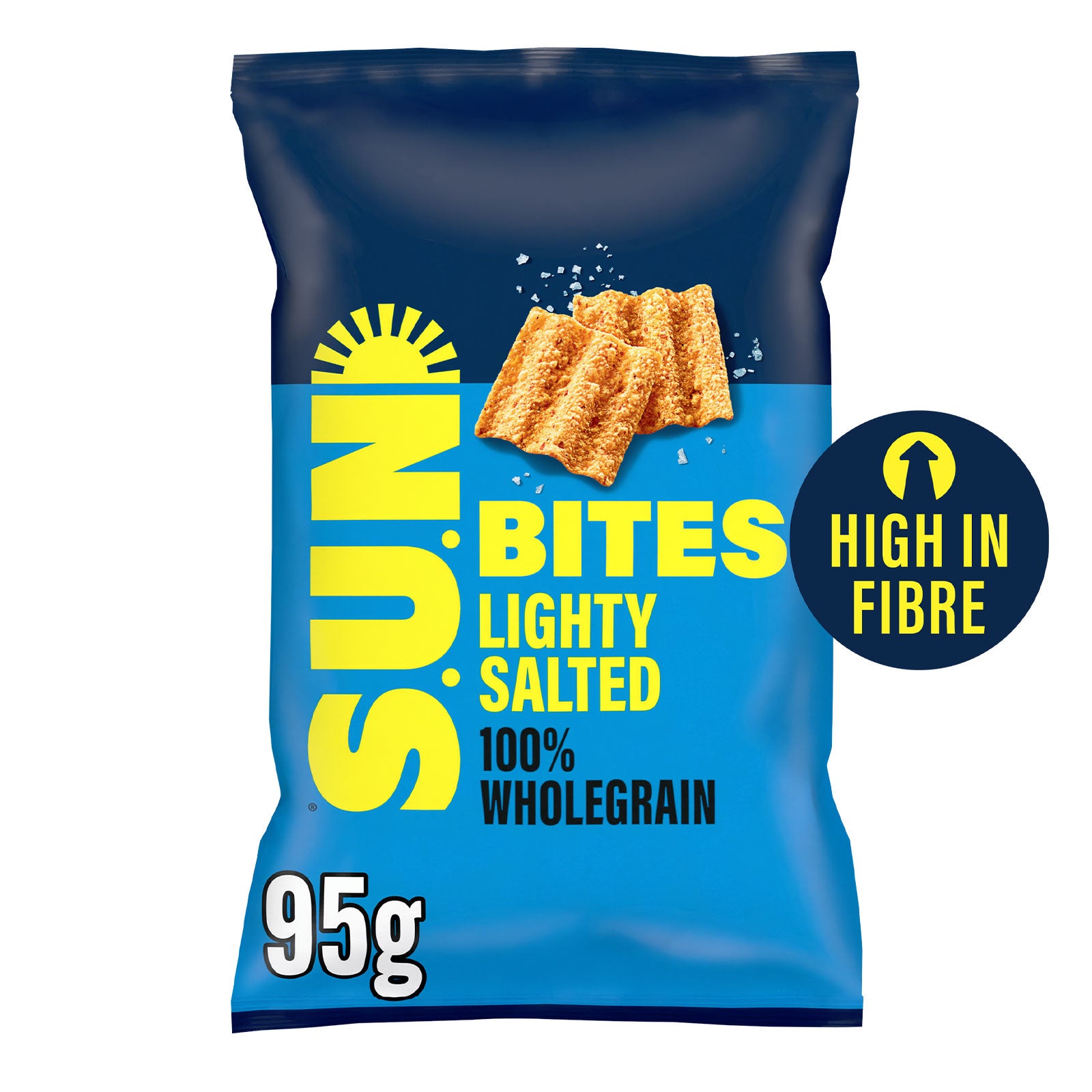 Sunbites Snacks Lightly Salted Wholegrain Sharing Bag Crisps 12 x 95g - Image 2