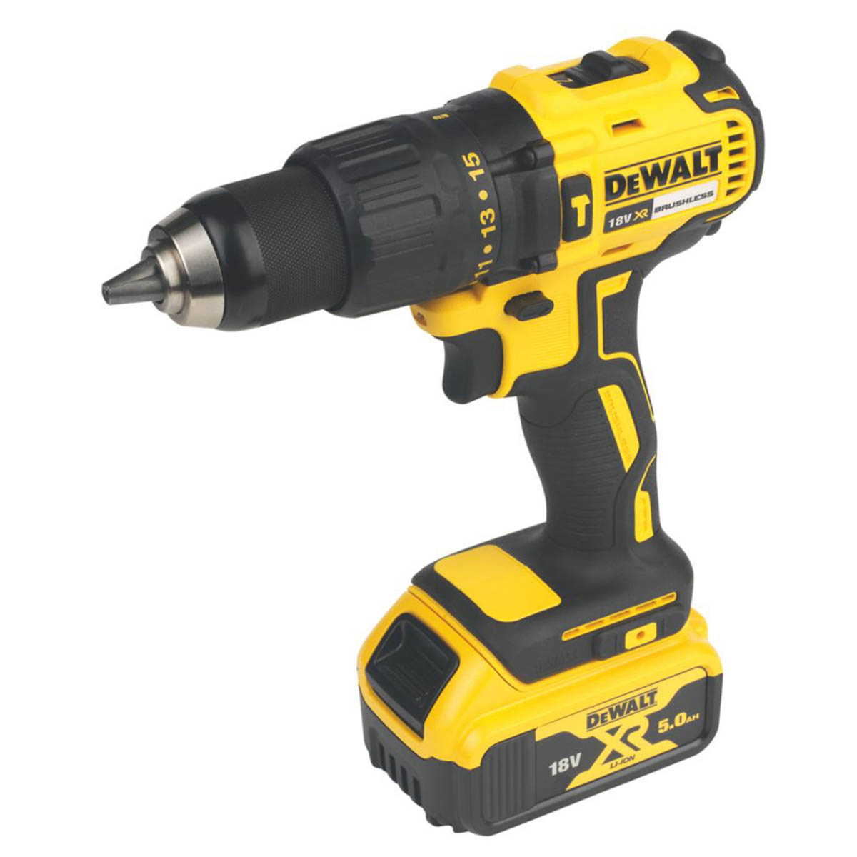 DeWalt Combi Drill Impact Drive Multi-Cutter Set Cordless 18V 2x5Ah DCK328P2T-GB - Image 2