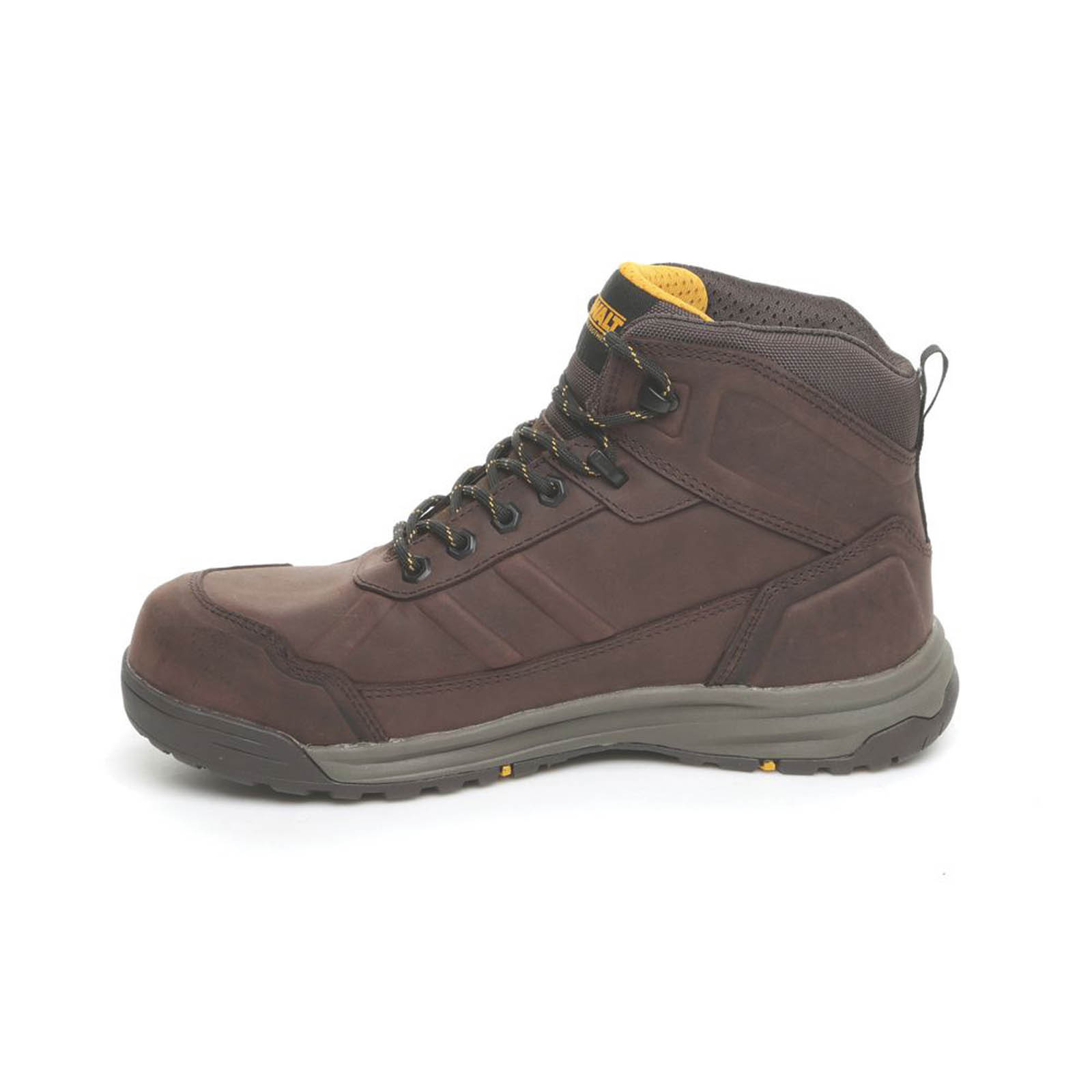 DeWalt Safety Boots Mens Standard Fit Brown Work Shoes Steel Toe Size 10 - Image 4