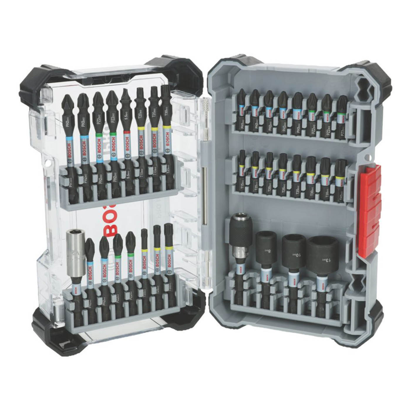 Bosch PRO Screwdriver Bit Impact Set With Nutsetters Multi-Material 36 Pieces - Image 1