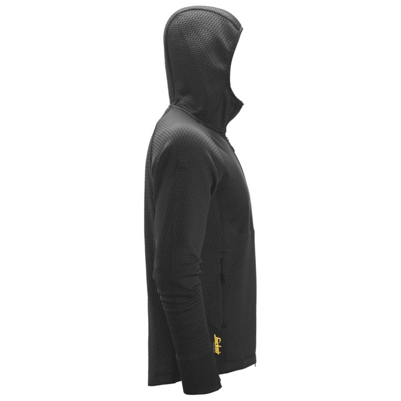 Snickers 8405 - FlexiWork Full-Zip Midlayer Hoodie Black 2X Large 52" Chest - Image 3