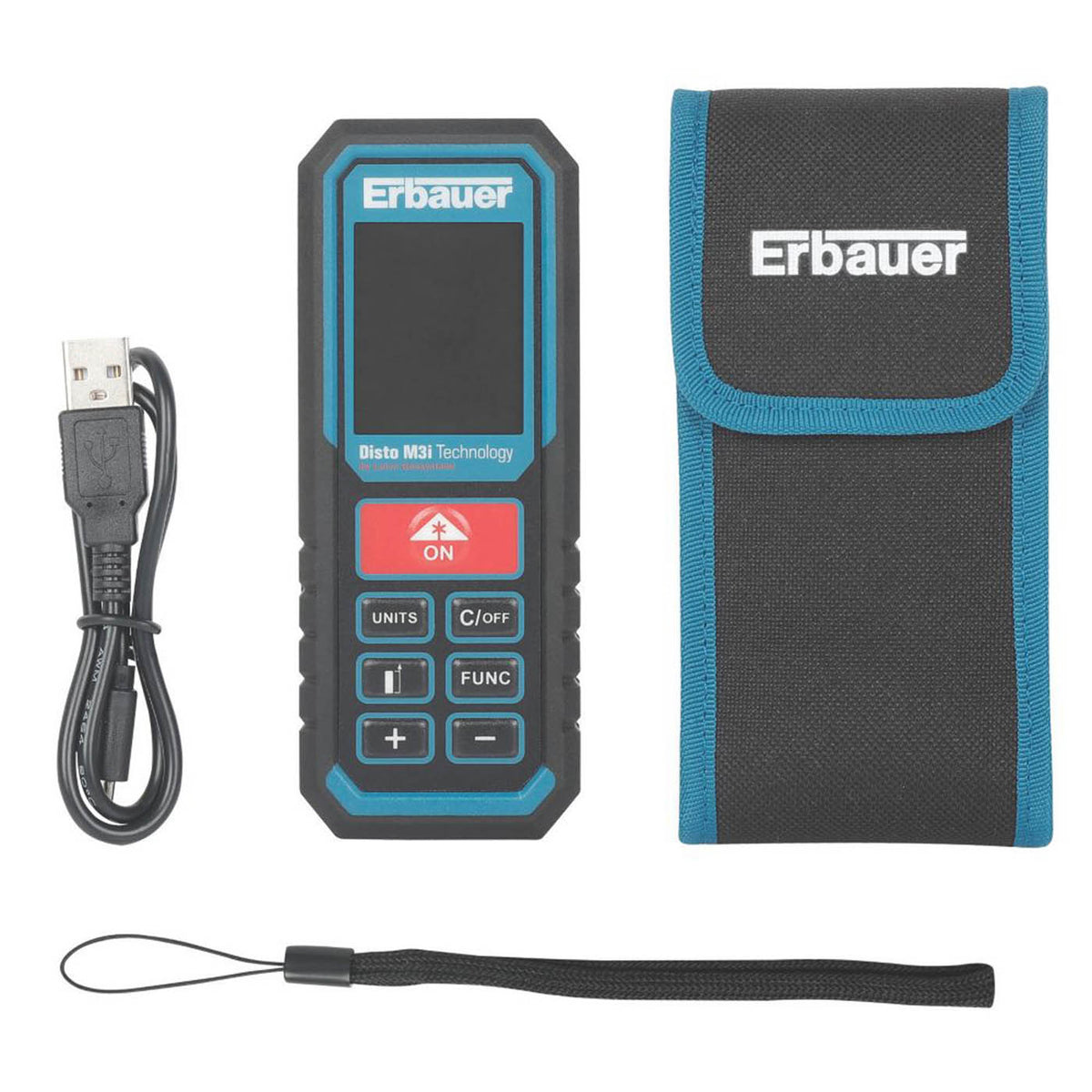 Erbauer Distance Measurer Digital 60m Laser Class 2 Indoor Outdoor Smart - Image 2