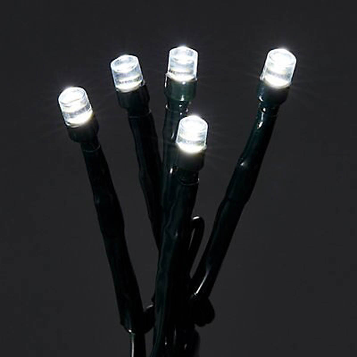 LED Christmas String Lights 1000 Ice White Cluster Timer Indoor Outdoor Home - Image 4