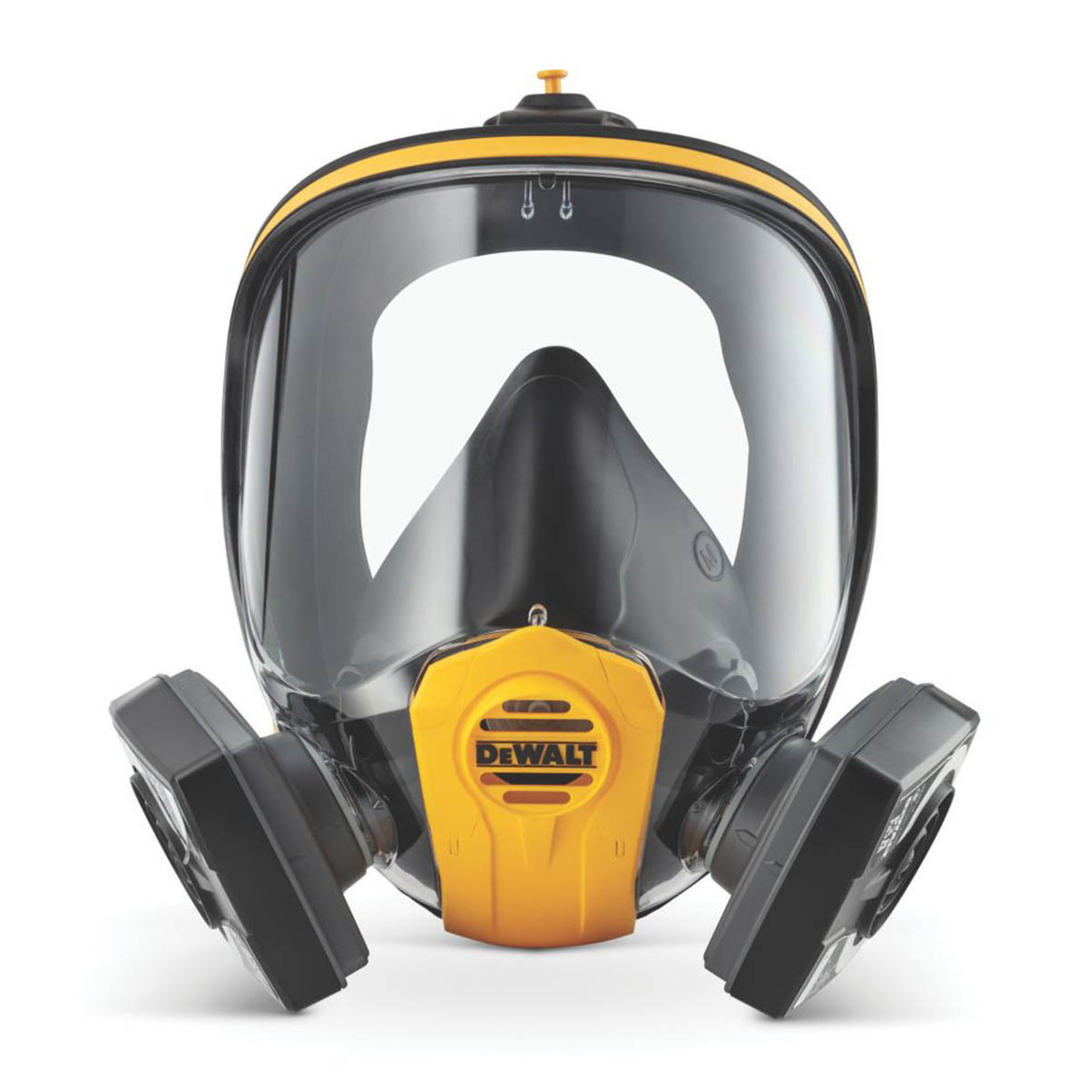 DeWalt Full Face Mask Respirator P3 Filters Lightweight Reusable Medium Size - Image 2