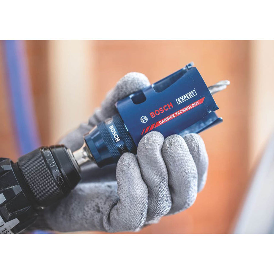 Bosch Holesaw 92mm Expert Drill Bit Softwood Chipboard Brick Soft Tiles Plastic - Image 4