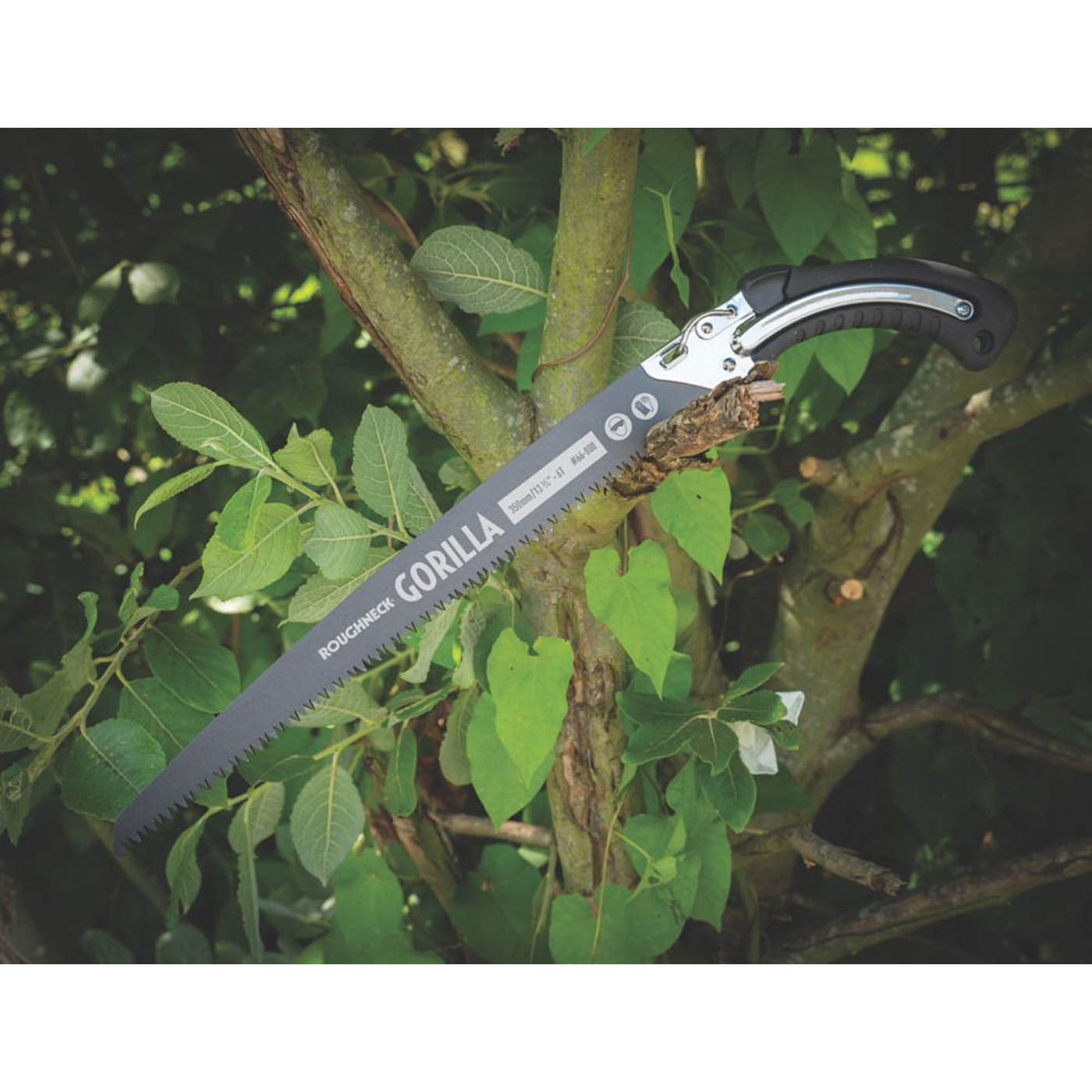 Roughneck Pruning Saw 6tpi Hardened Steel Blade Rubber Ergonomic Handle 350mm - Image 4