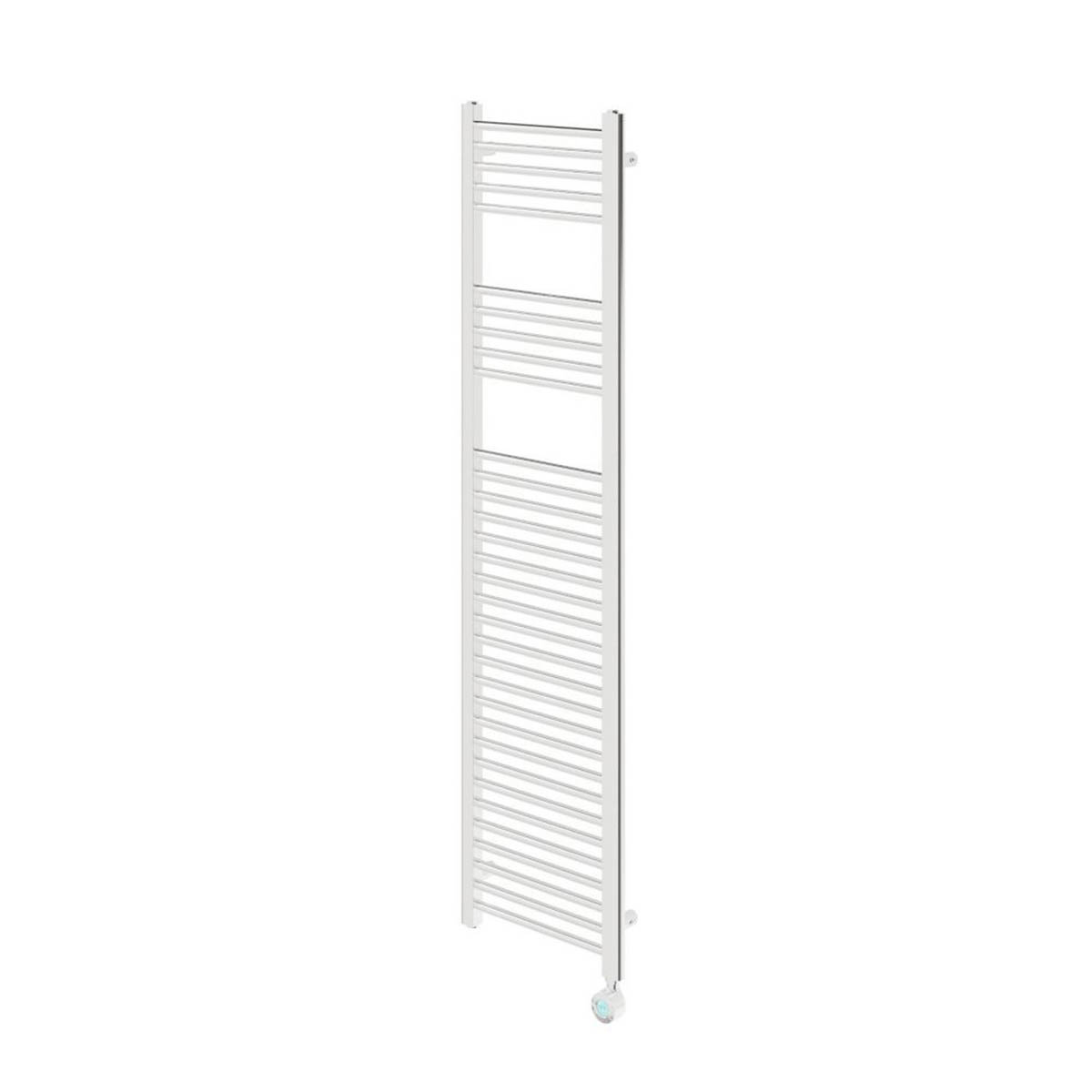 Flomasta Electric Towel Rail Radiator Flat Bathroom Warmer Ladder (H)160x(W)40cm - Image 1