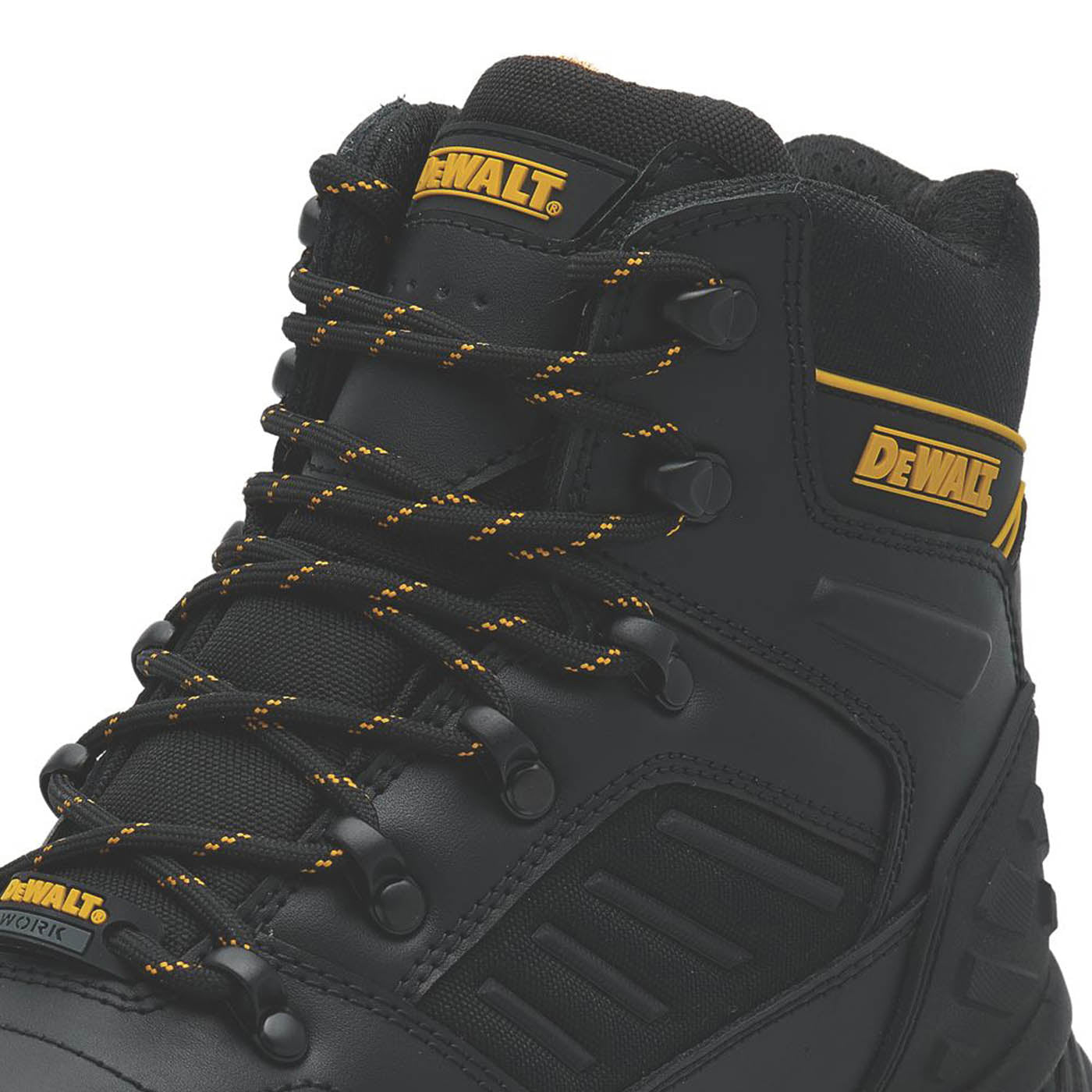 DEWALT Mens Safety Boots Recip 2 Black Waterproof Steel Toe Cap Wide Fit Size 8 - Image 6