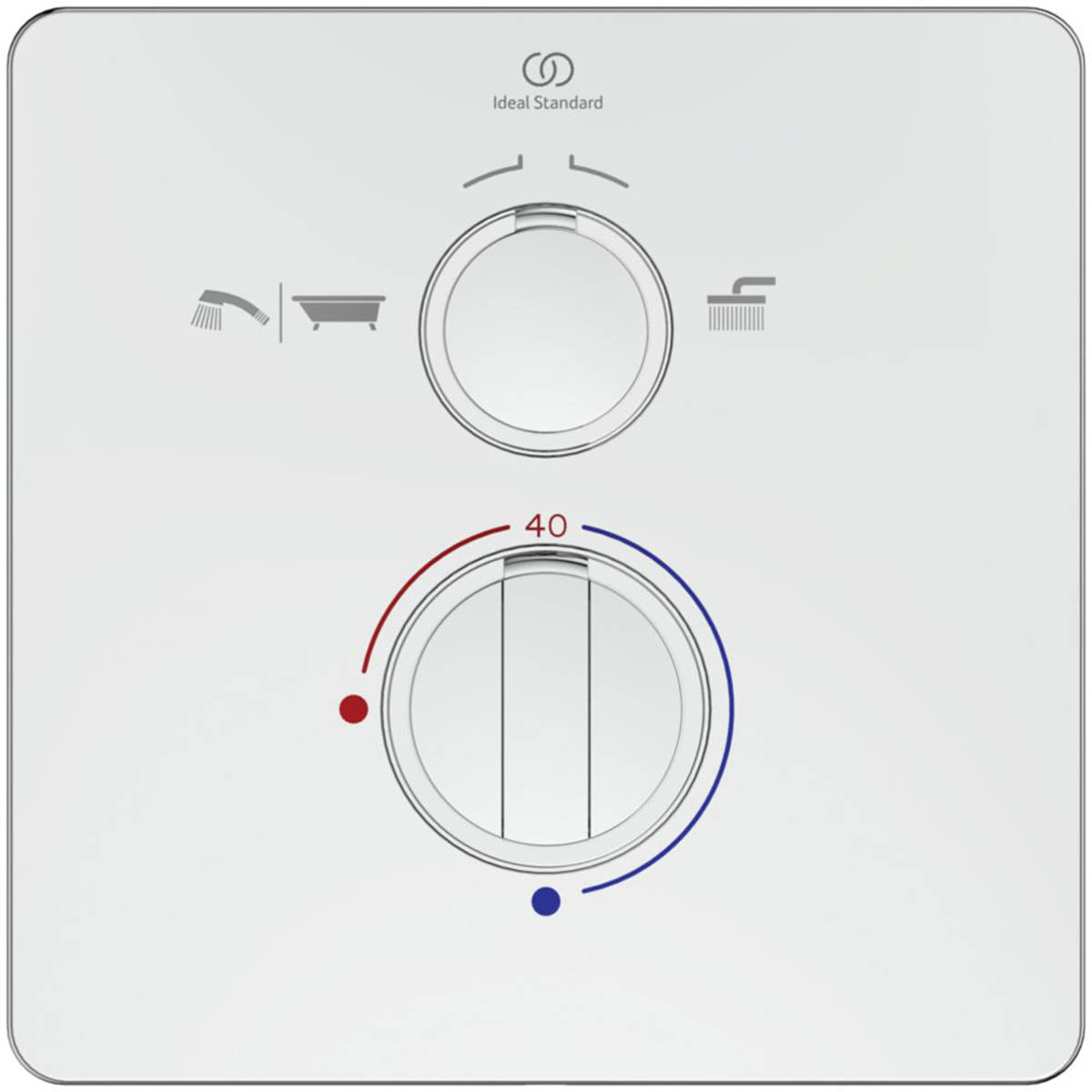 Ideal Standard Bath Shower Mixer Valve A5880 Brass Chrome Concealed Thermostatic - Image 2