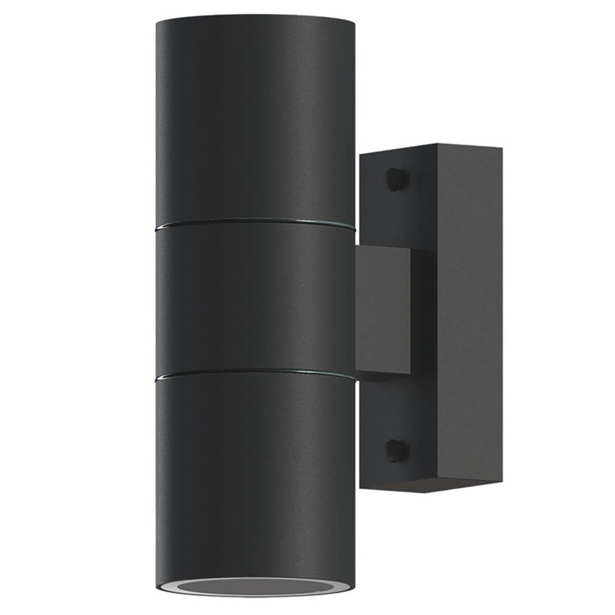 Calex Turin Outdoor Up & Downlight Black - Image 2