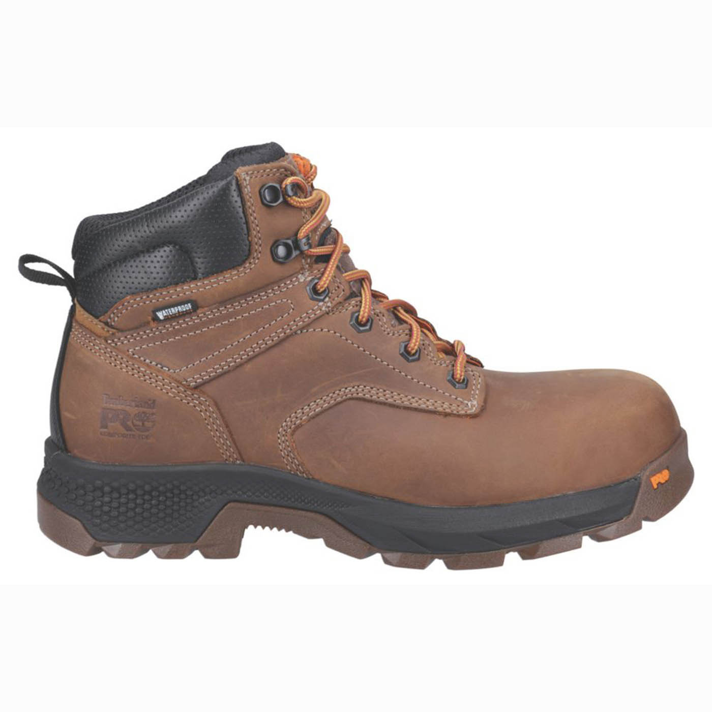 Timberland Safety Boots Mens Standard Fit Brown Waterproof Composite Toe Size 10 - Image 1