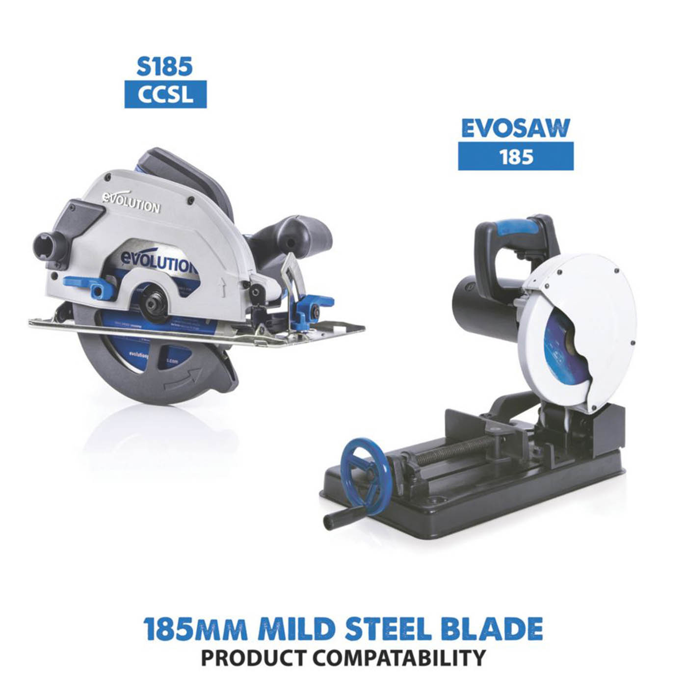 Evolution Circular Saw Blade 185x25.4mm M185TCT-40CS Coarse Cut For Metal Steel - Image 5